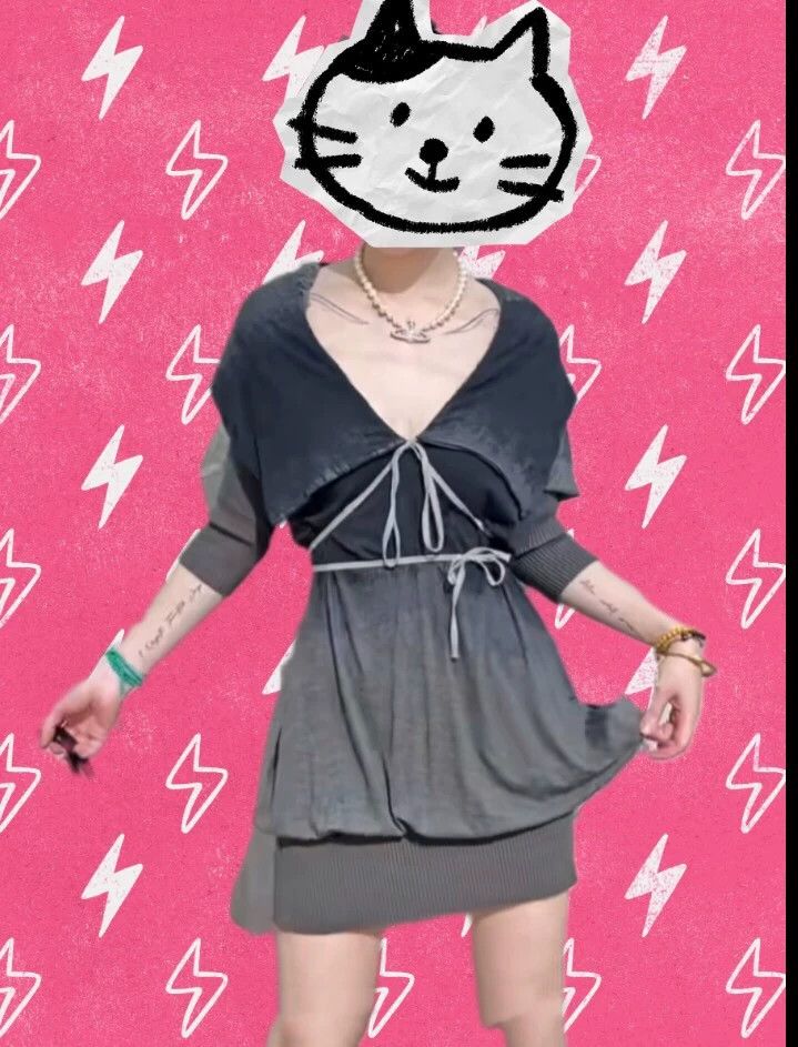 Vivienne Westwood Vivienne Westwood Extremely slimming cotton dress Size L / US 10 / IT 46 - 9 Thumbnail