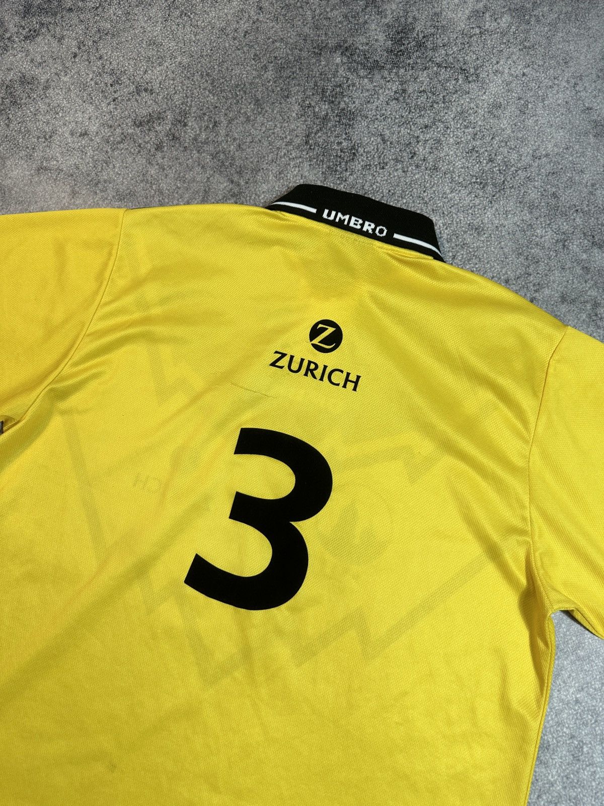 Umbro × Vintage Y2K Vintage Umbro Zurich 3 Soccer Jersey Blokecore Style XL Size US XL / EU 56 / 4 - 4 Thumbnail