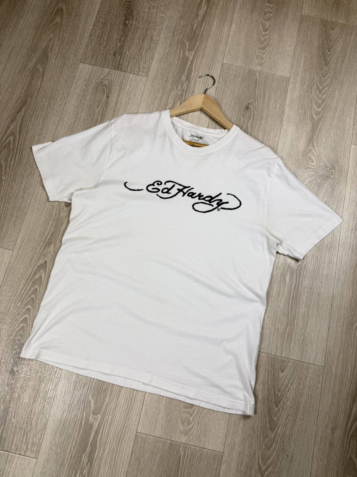 Ed Hardy Ed Hardy by Christian Audigier Big Logo T-Shirt Size L Size US L / EU 52-54 / 3 - 3 Thumbnail