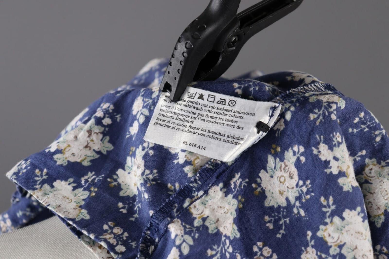 Designer Laura Ashleyn Blue Floral Long Sleeve Blouse Shirt Size 10 Size L / US 10 / IT 46 - 10 Thumbnail