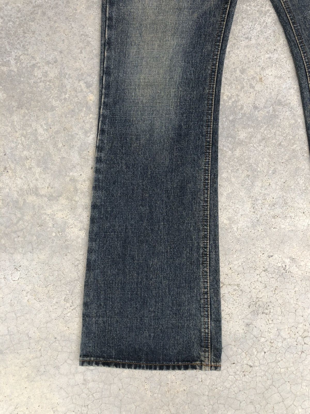 If Six Was Nine Bobson Flared Jeans Mudwash Distressed Jeans Size US 30 / EU 46 - 6 Thumbnail