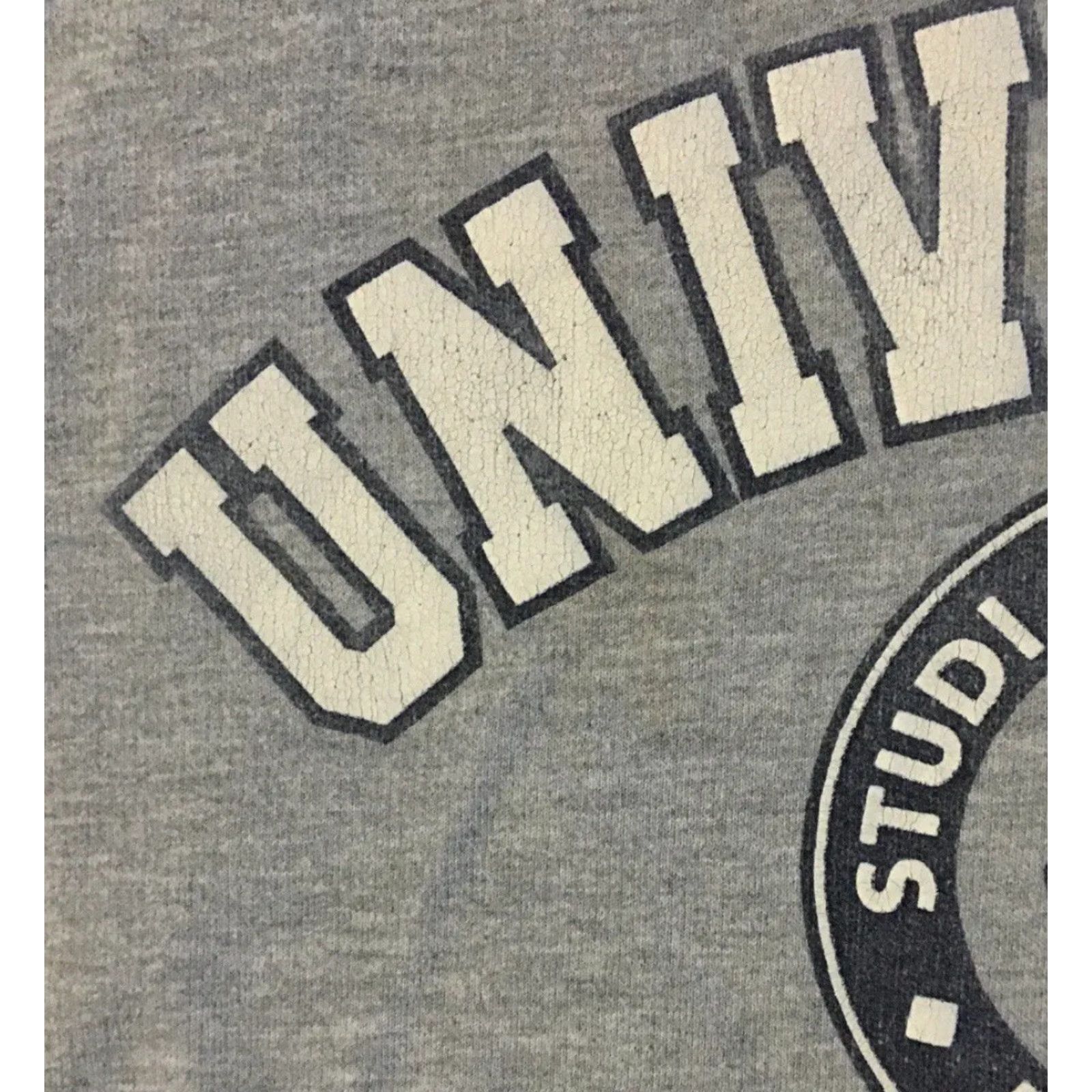 Vintage VINTAGE 90s University Of Rome Spellout Sweatshirt S Gray Mens Small Pullover College Track & Field University USA Retro 80s Size US S / EU 44-46 / 1 - 5 Thumbnail