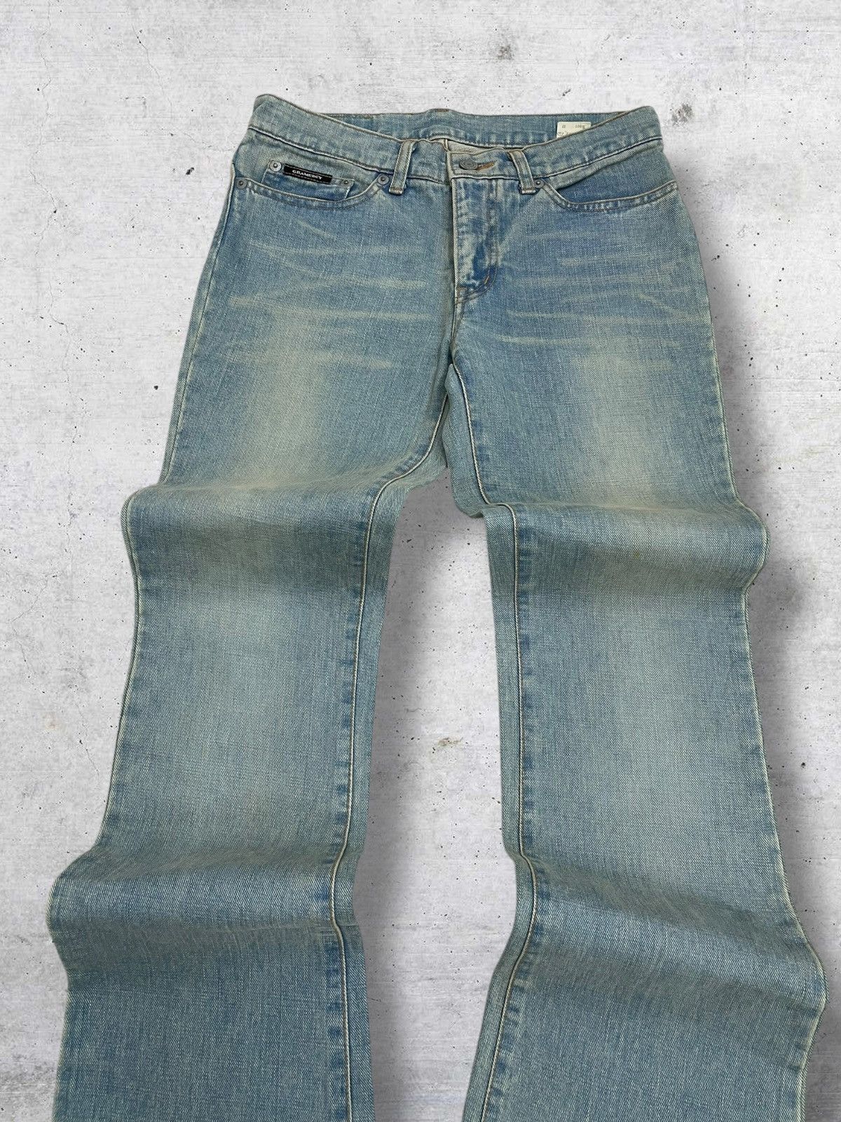 Japanese Brand VINTAGE GRAMERCY 90S JAPAN DESIGNER MUDWASH CLASSIC DENIM Size US 28 / EU 44 - 4 Thumbnail