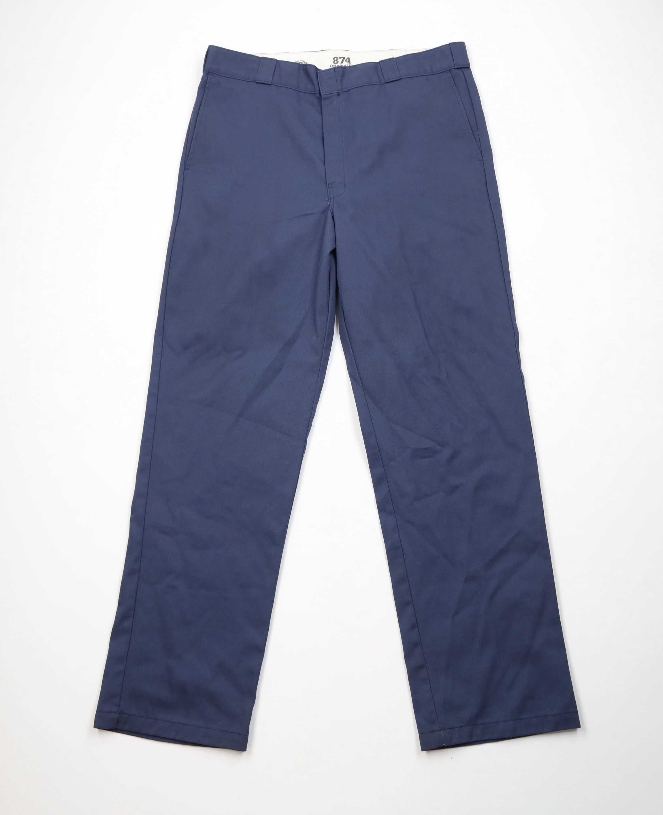 Dickies × Vintage Vintage Y2K Dickies Spell Out Workwear Wide Leg Pants Blue Size US 38 / EU 54 - 1 Thumbnail