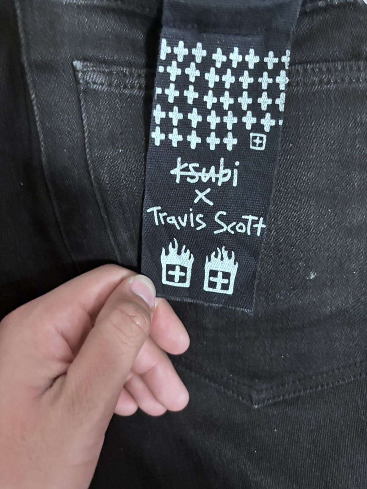 Ksubi × Travis Scott 💊KSUBI X TRAVIS SCOTT BLACK FLAME CHITCH