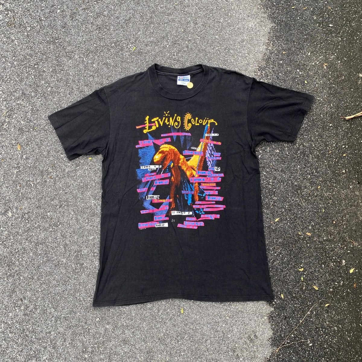 Band Tees × Vintage Vintage 1990 Living Colour Promo Band Tour Tee Wwe Cm Punk Size US L / EU 52-54 / 3 - 2 Thumbnail