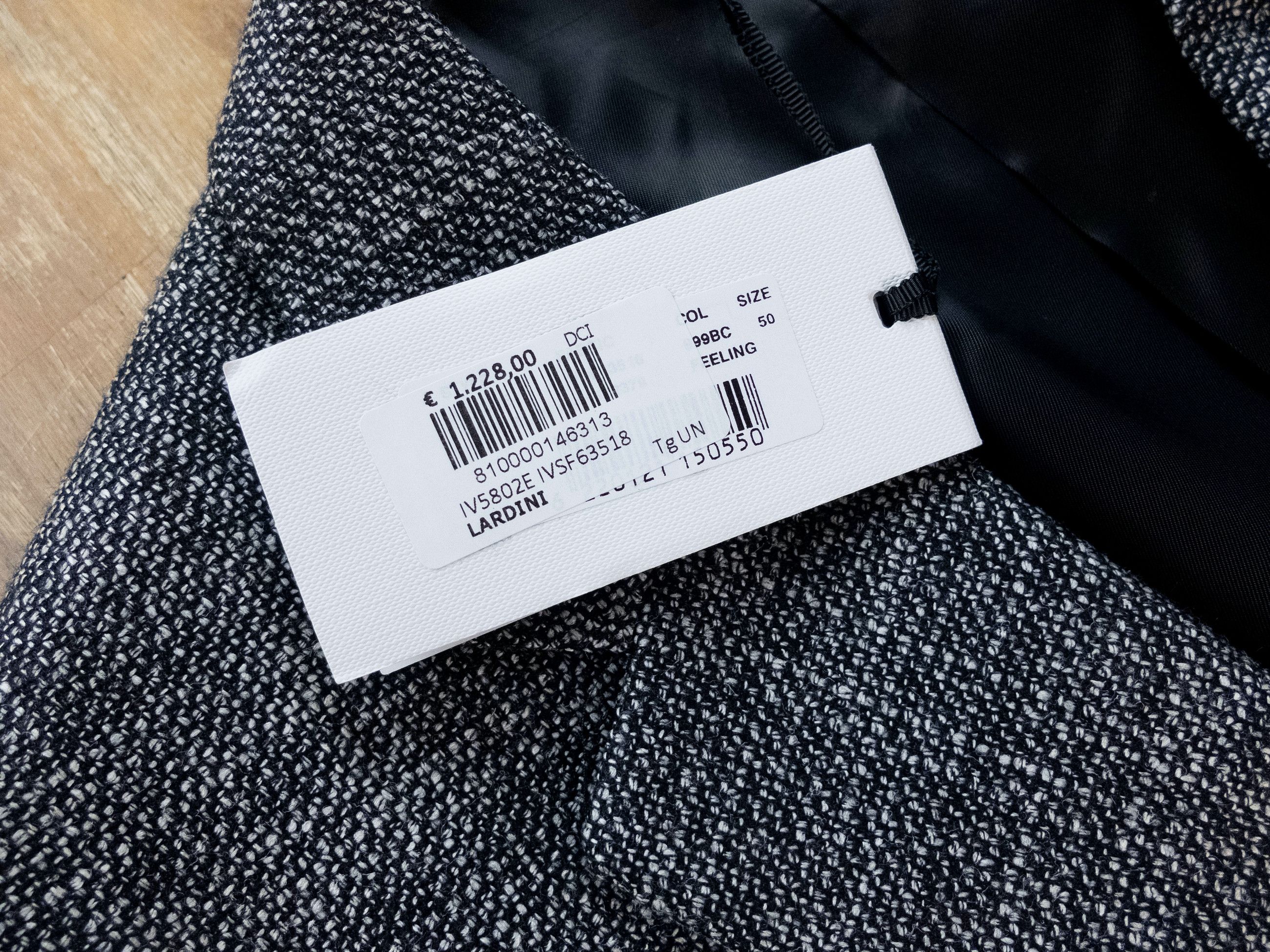 Lardini LARDINI gray speckled weave wool silk sportcoat jacket Size 40R - 4 Thumbnail