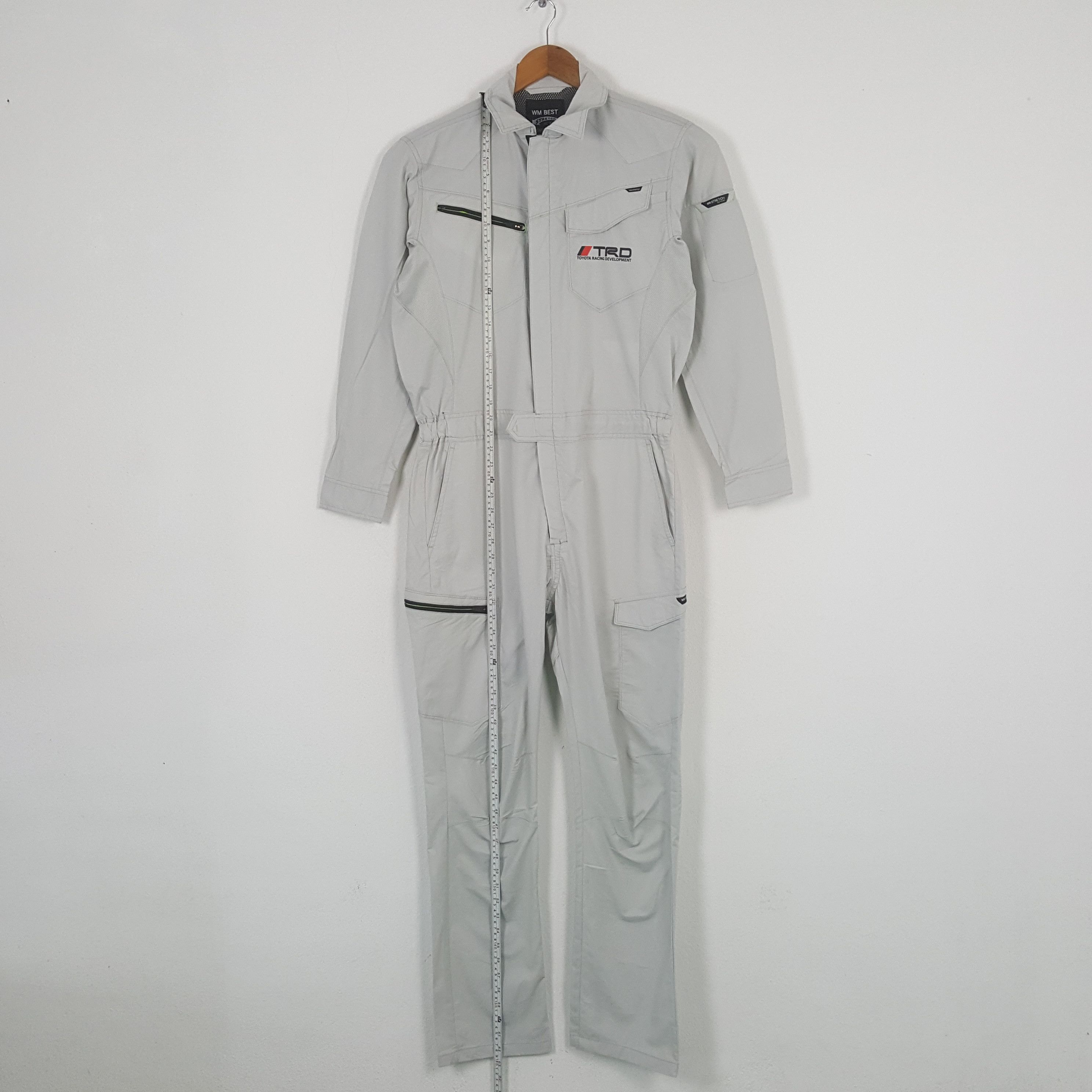 Japanese Brand × Vintage Vintage TRD TOYOTA RACING Team Japan Coverall Jacket C283N22 Size US M / EU 48-50 / 2 - 6 Thumbnail