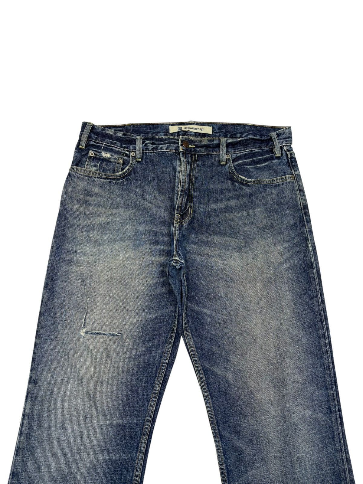 Kapital BAGGY FLARE JEANS DISTRESSED DENIM GAP AGE WASH JEANS Size US 37 - 5 Thumbnail