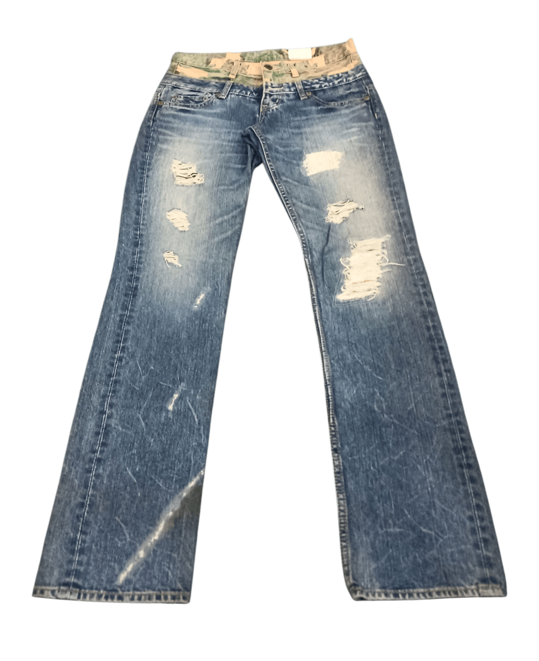 Other Distressed Jeans Double Waist Camo Size US 32 / EU 48 - 3 Thumbnail