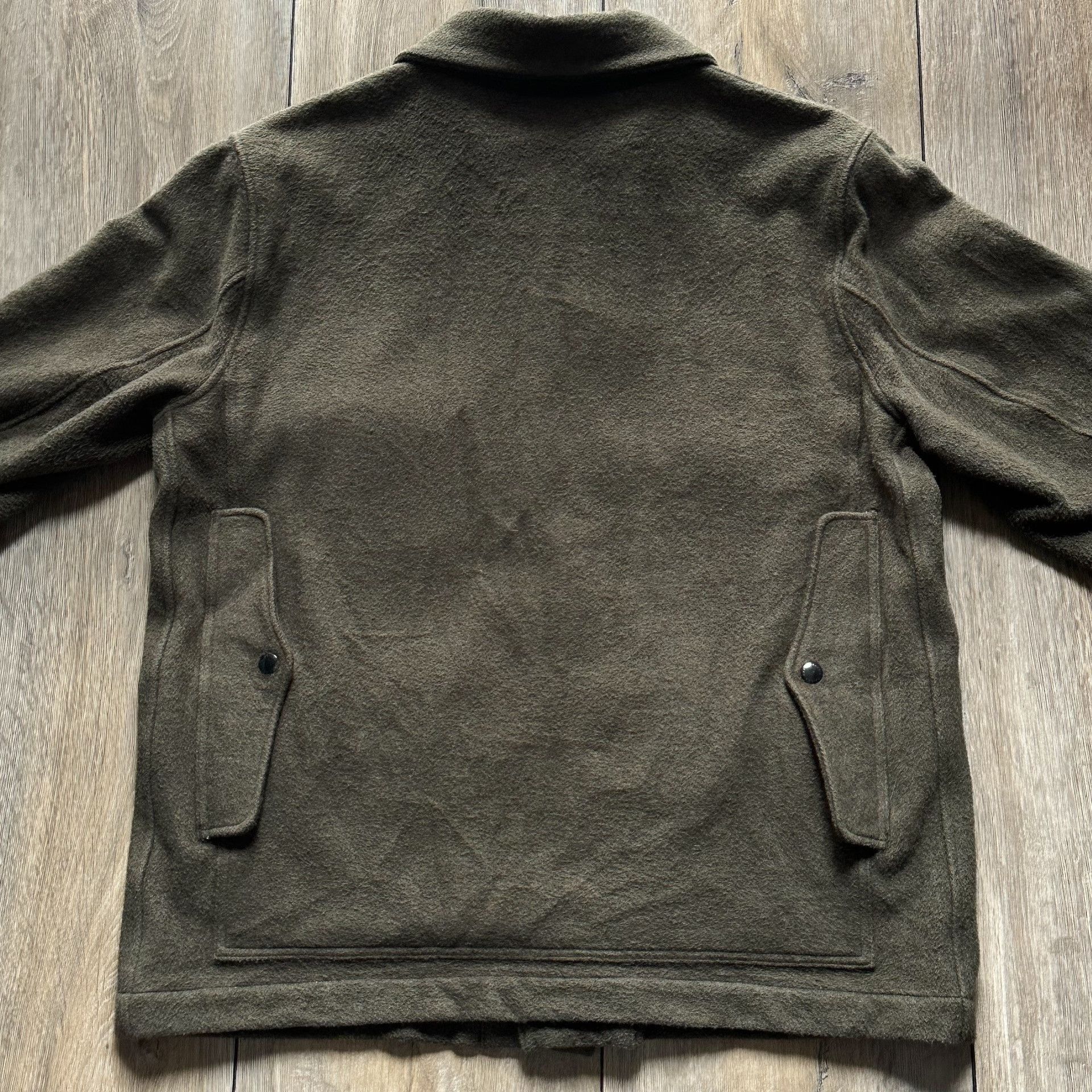 Orgueil ORGUEIL Olive Green Blanket Jacket Size US M / EU 48-50 / 2 - 8 Thumbnail