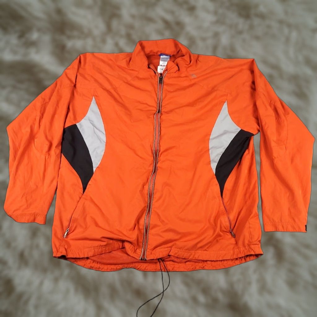 Reebok Reebok Jacket Mens XL Orange Full Zip Windbreaker Windbreaker / Jacket (Activewear, Casual) Mens XL Orange Classic Modern Outdoor Sports Size US XL / EU 56 / 4 - 1 Thumbnail