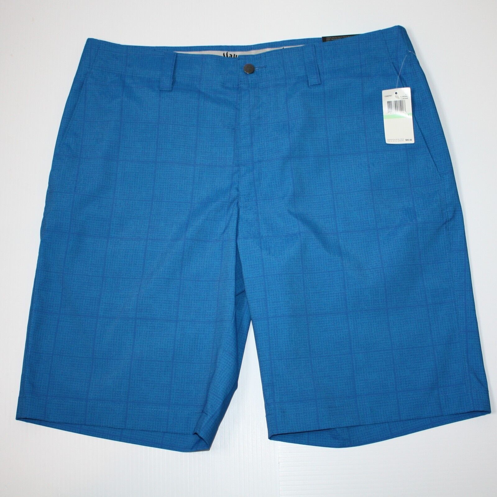 Callaway Blue Plaid Color Golf Shorts in size 34 NWT MSRP $85 Size US 34 / EU 50 - 1 Thumbnail