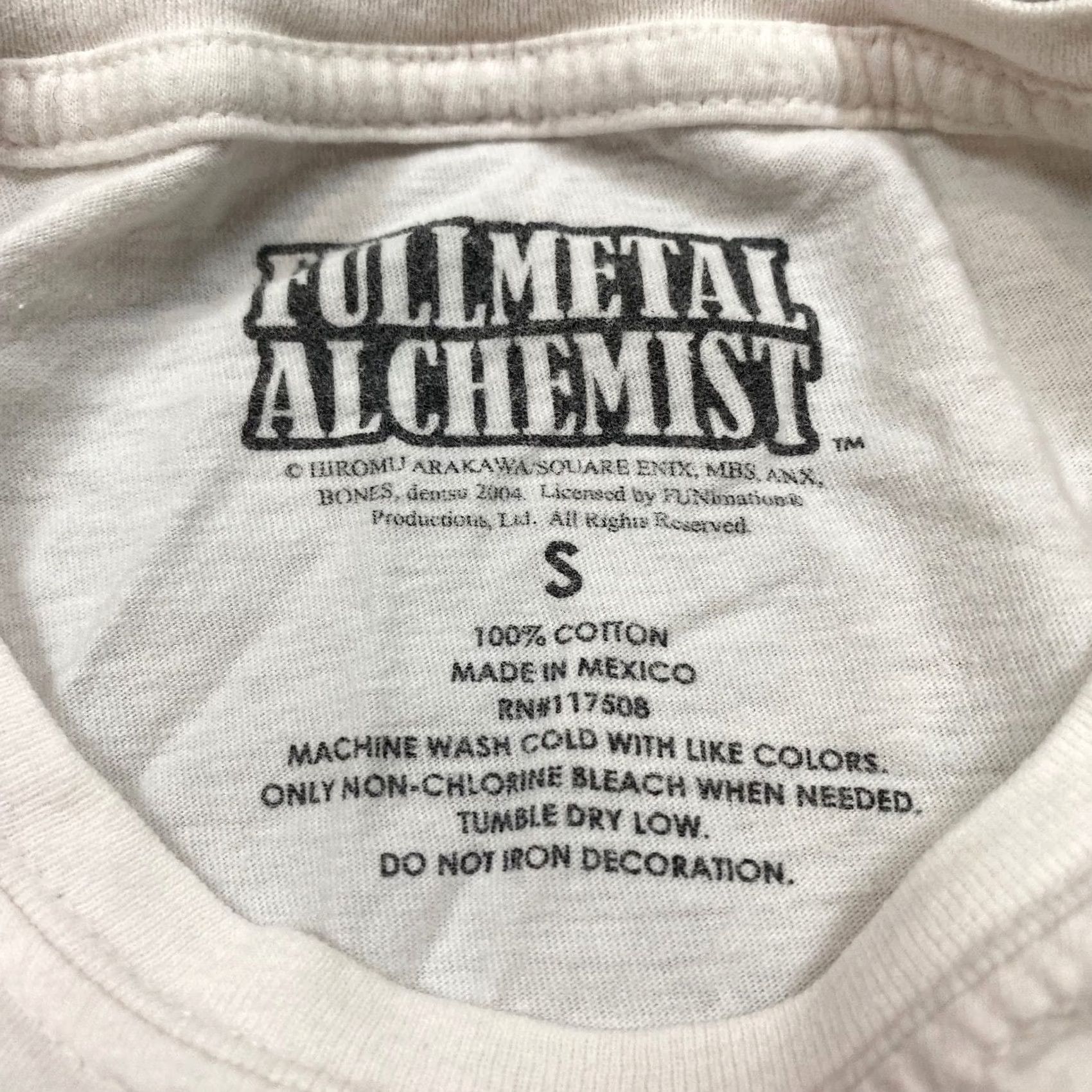 Alchemist VINTAGE Fullmetal Alchemist Shirt Women's S White Ed Winry Short Sleeve Fitted Size S / US 4 / IT 40 - 6 Thumbnail