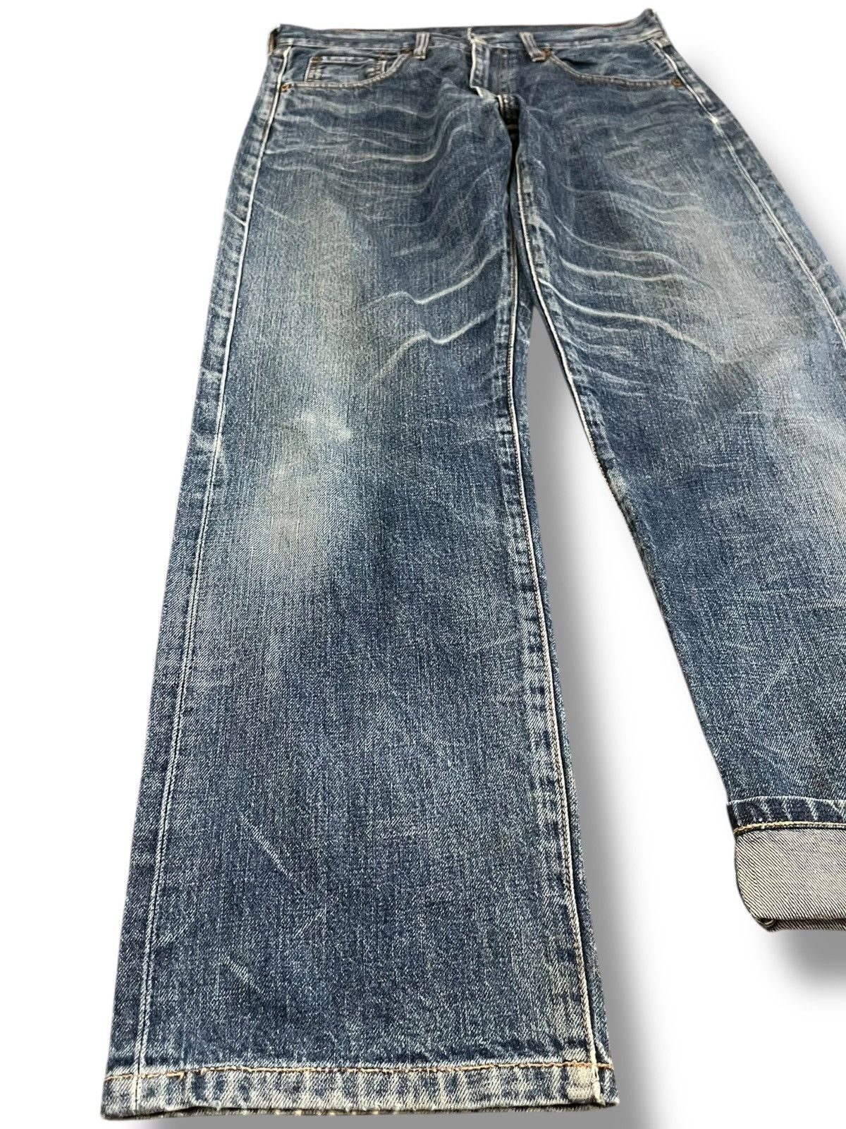 Levi's Vintage Levi’s 502 Big E Selvedge Denim Size US 31 - 4 Thumbnail