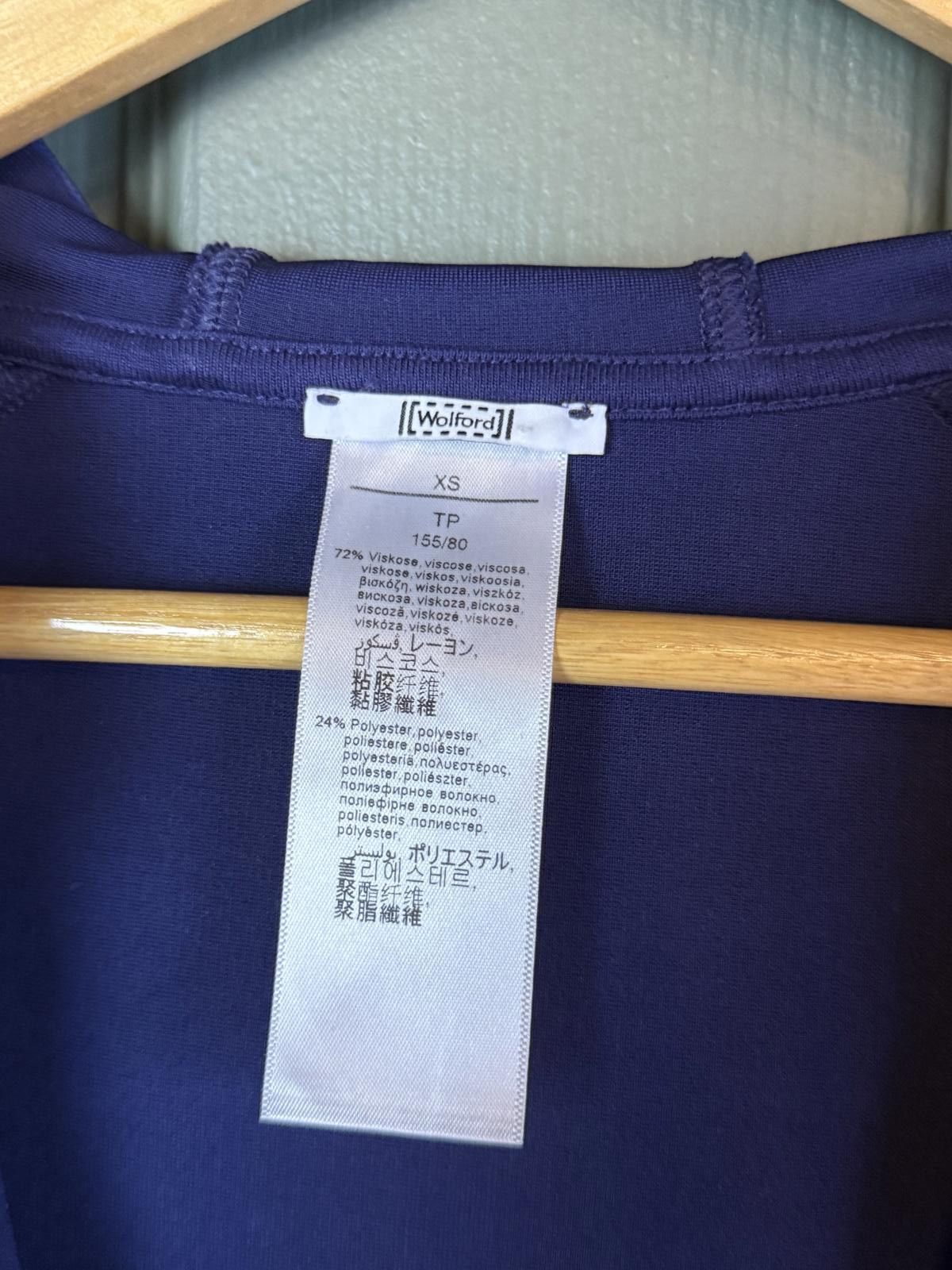 Wolford Wolford Women's Navy Blue Zip-Up Hoodie Size XS / US 0-2 / IT 36-38 - 3 Thumbnail
