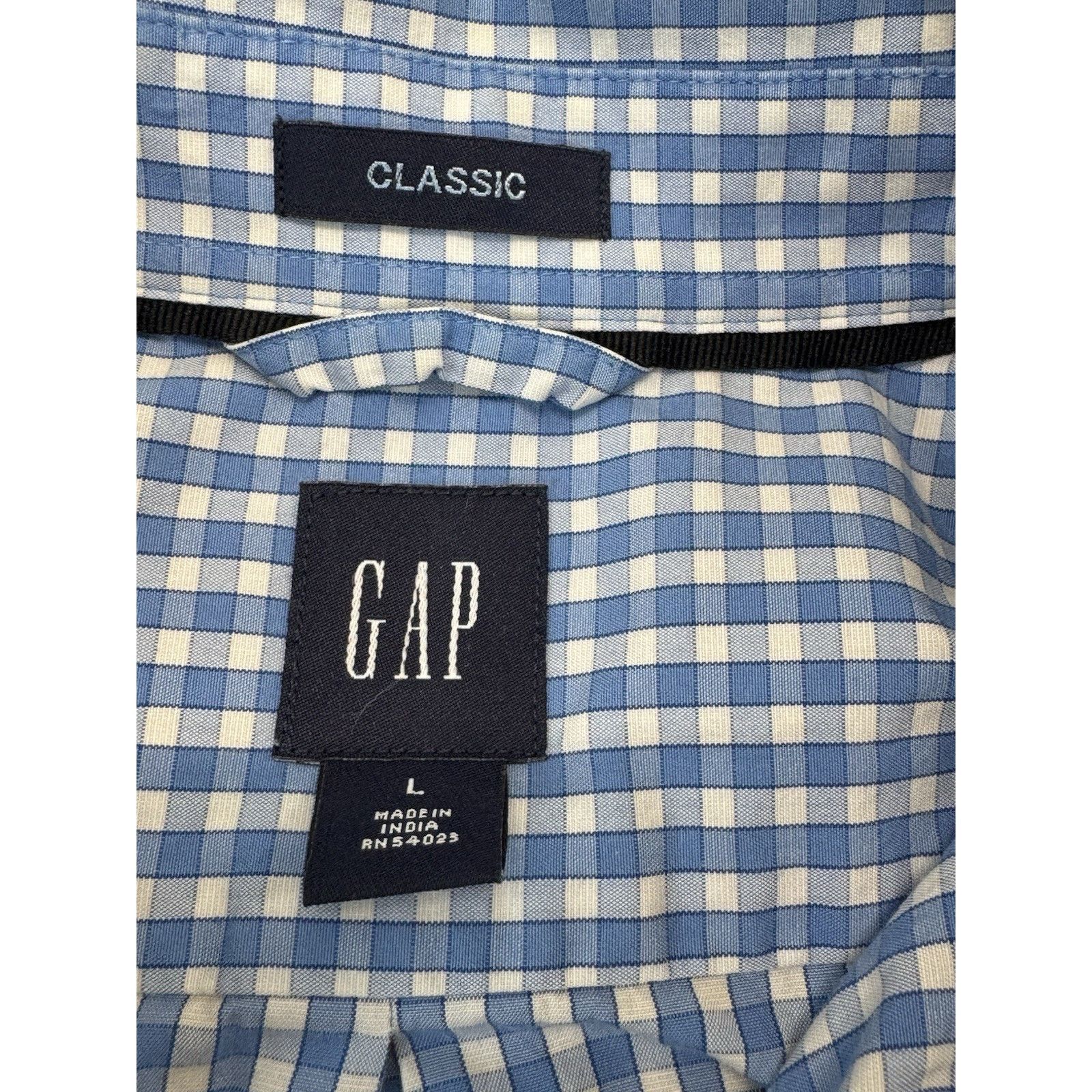 Gap Classic GAP Shirt Men’s Adult L Blue White Button Up 90’s Size US L / EU 52-54 / 3 - 6 Thumbnail
