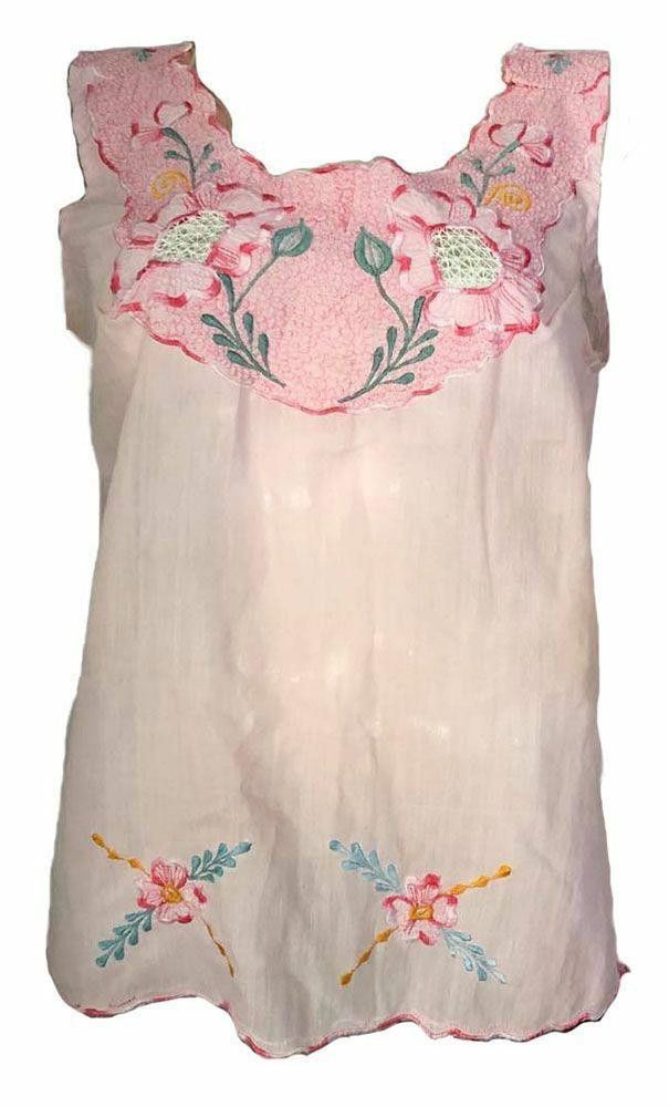 Designer Pre Owned Embroidered Pink Hand Made Blouse L Size L / US 10 / IT 46 - 1 Thumbnail