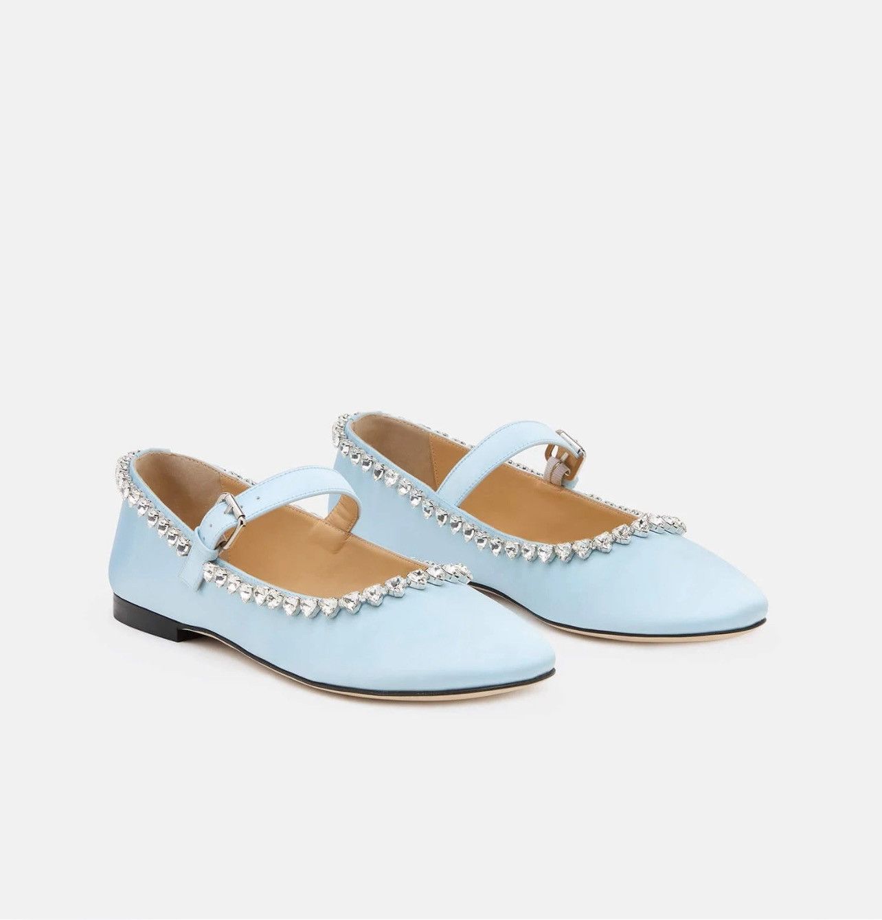 MACH & MACH MACH & MACH Audrey embellished satin ballet flats size 37 Size US 7 / IT 37 - 1 Thumbnail