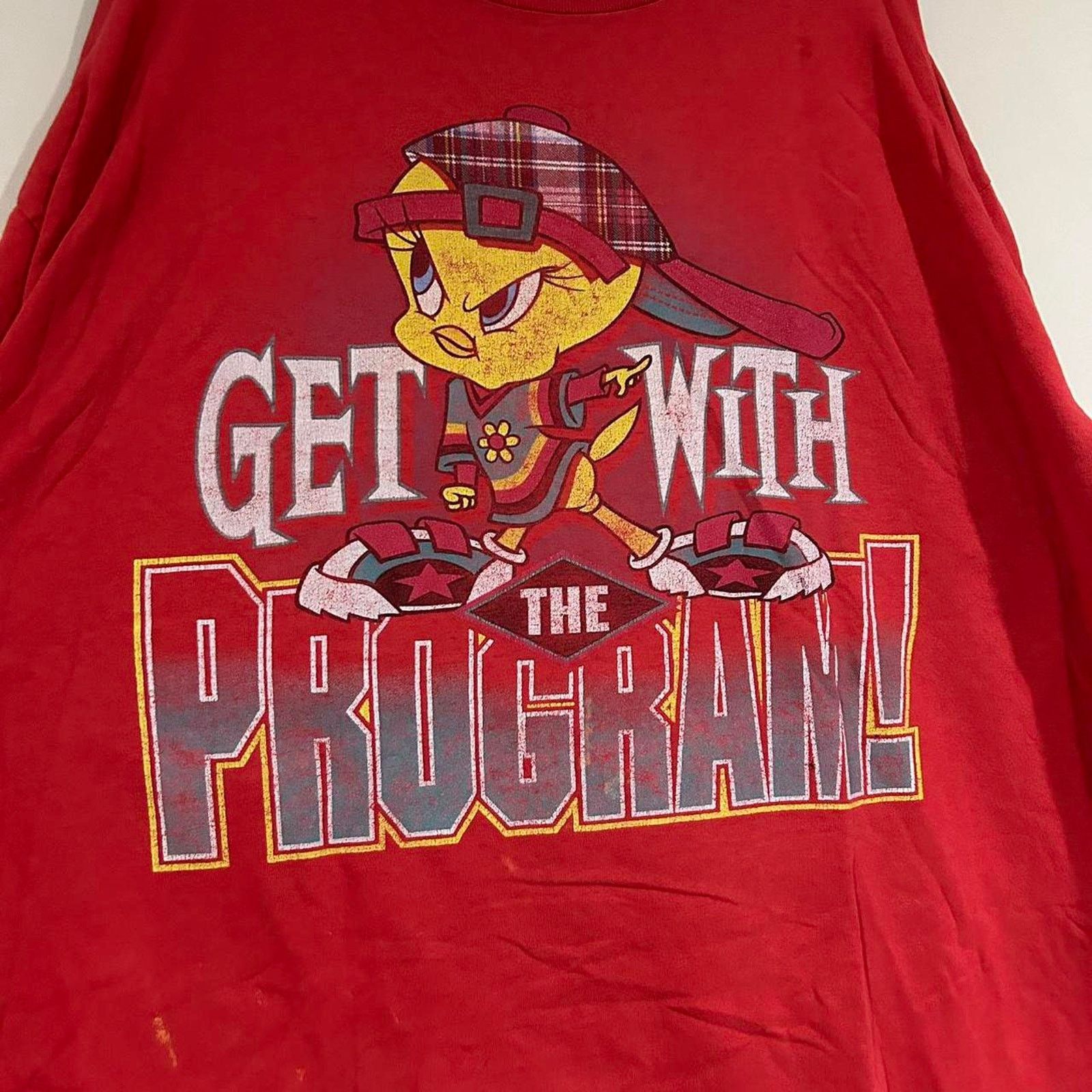 Other Vintage 1997 Tweety Get With The Program Tee Shirt Size US XXL / EU 58 / 5 - 3 Thumbnail
