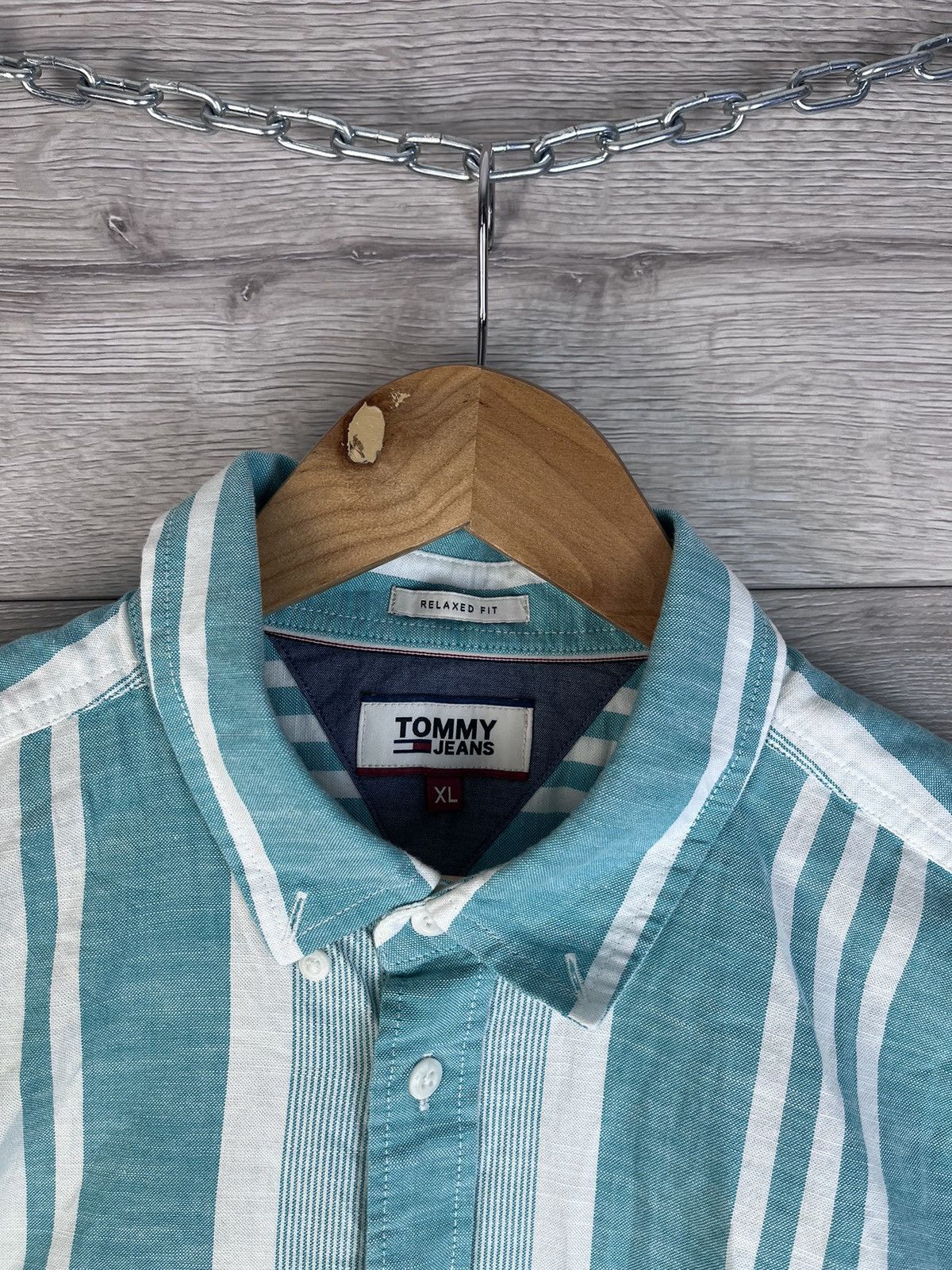 Tommy Hilfiger Men's Button Down Shirt Tommy Jeans size xl Size US XL / EU 56 / 4 - 4 Thumbnail