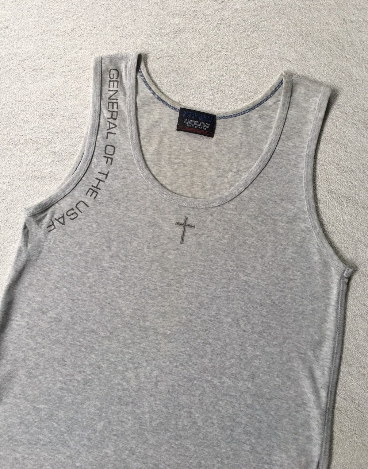 14th Addiction Y2k Nicole club for men Cross Tanktops Size US S / EU 44-46 / 1 - 2 Thumbnail