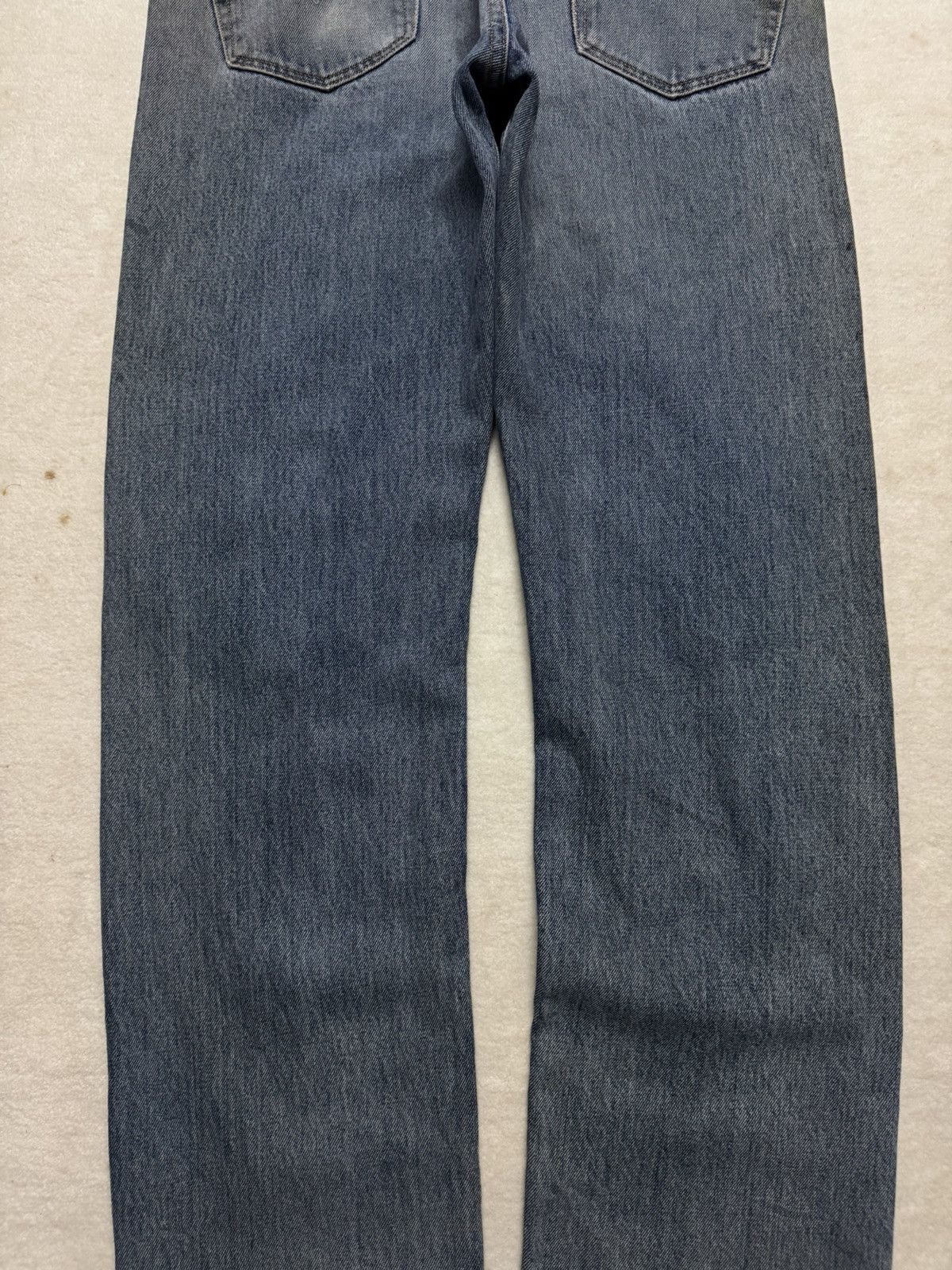 Levi's VINTAGE 2000s LEVI’S PATCHWORK THRASHED BLUE JEANS Size US 35 - 13 Thumbnail