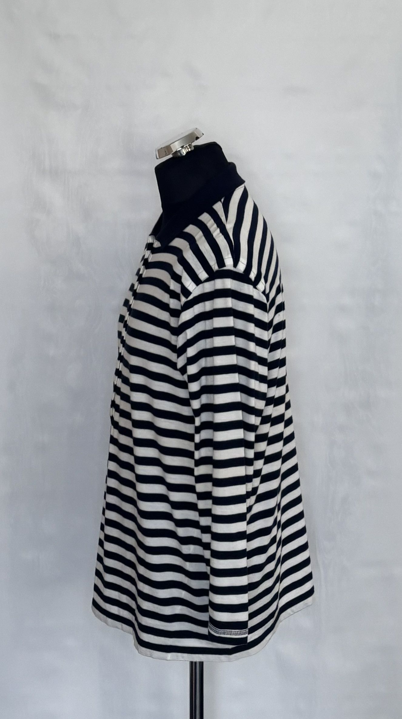 Jil Sander Jil Sander Long Sleeve Polo Shirt Size L Size US L / EU 52-54 / 3 - 3 Thumbnail