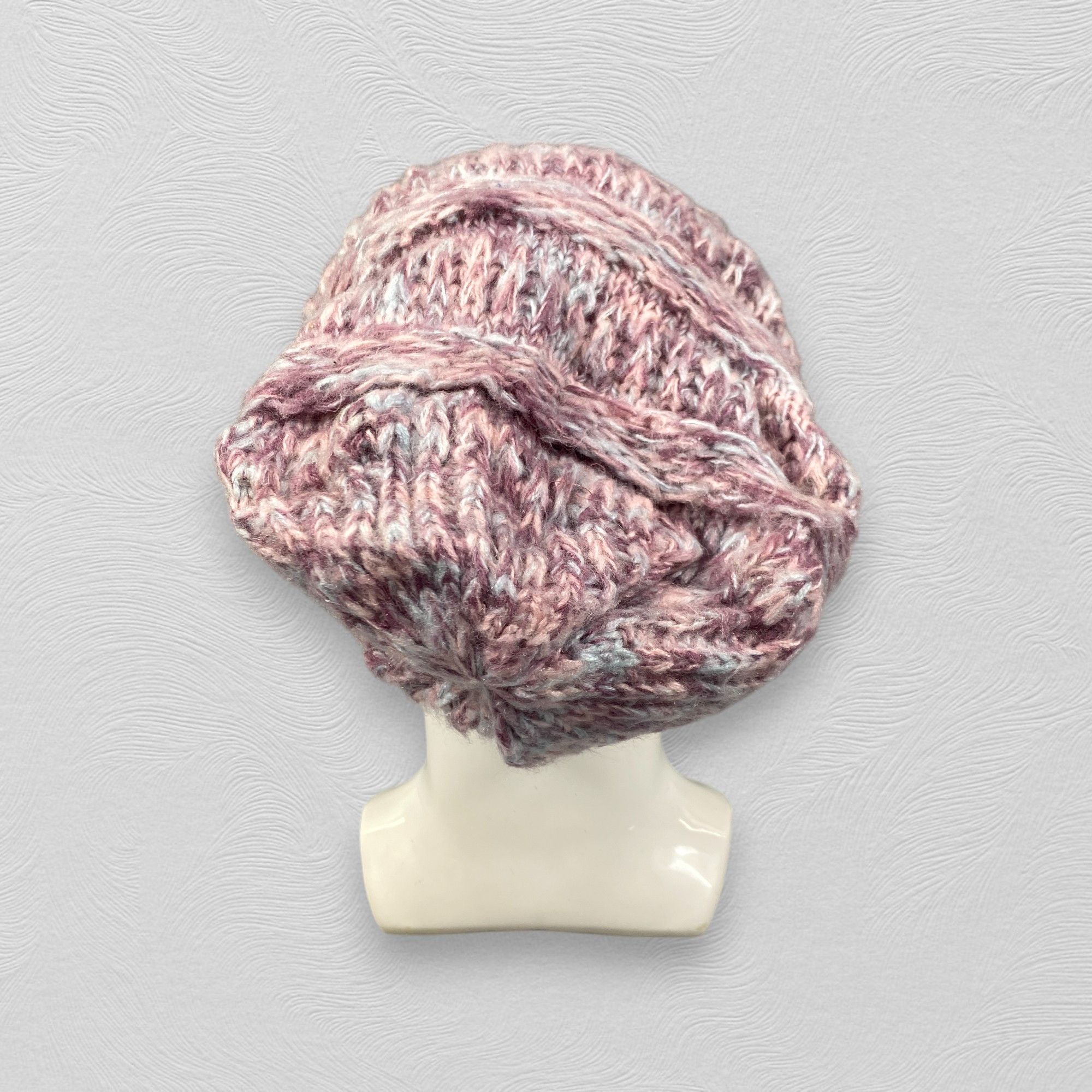 Japanese Brand Knitted Slouchy Beanie Hats With Brim -BN1071 Size ONE SIZE - 3 Thumbnail