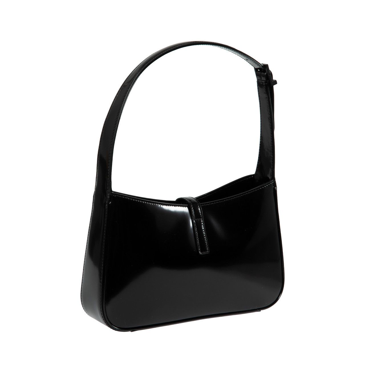 Saint Laurent Paris o1bcso1str0425 Size: OS/Le5 A7 In Shiny Leather in Black Size ONE SIZE - 2 Thumbnail