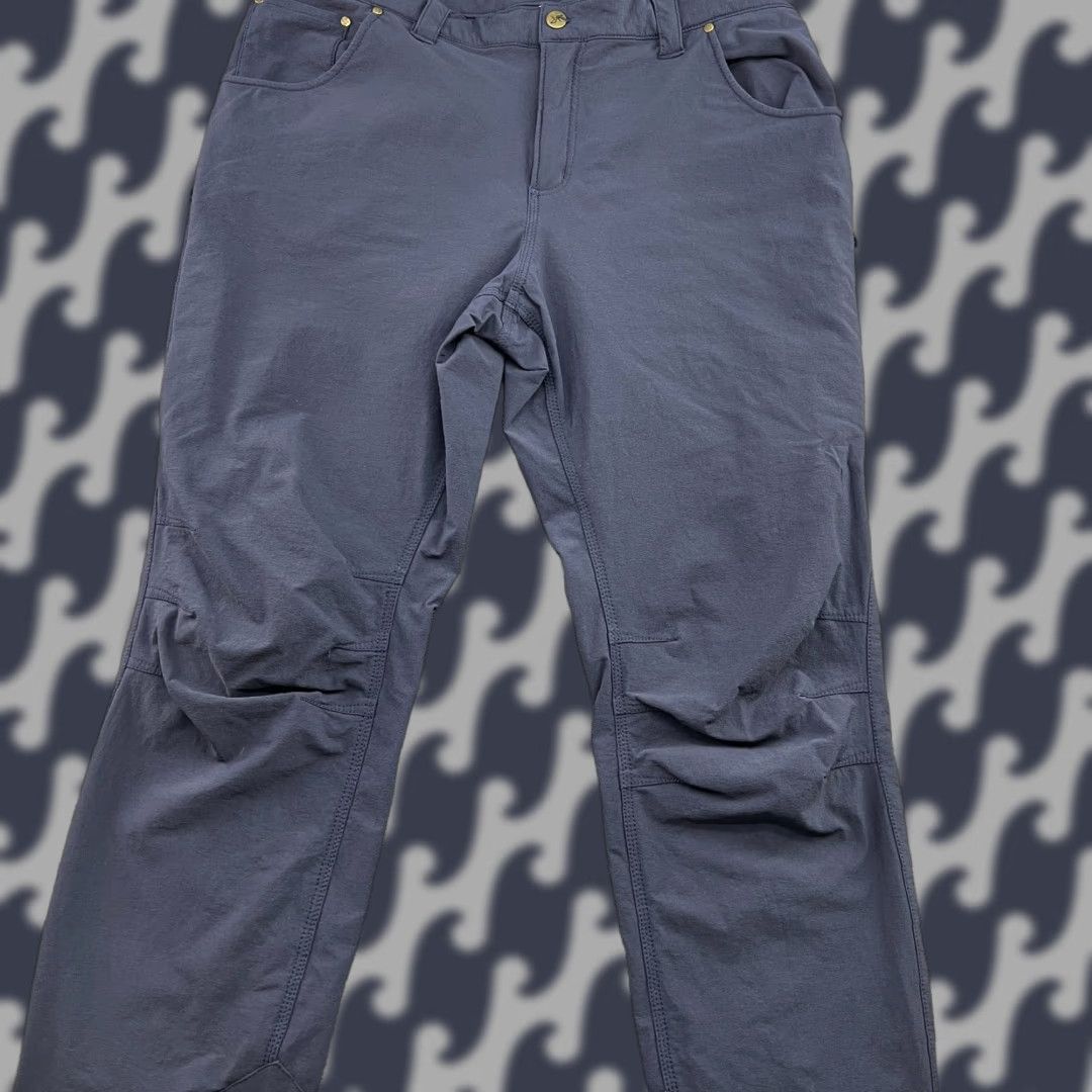 Vintage Revolution Race Adrenine Outdoor Pants Mens 2XL Hiking Trekking Trousers Green Stretch Jeans Track Pants 2XL Mens Size US 39 - 1 Thumbnail