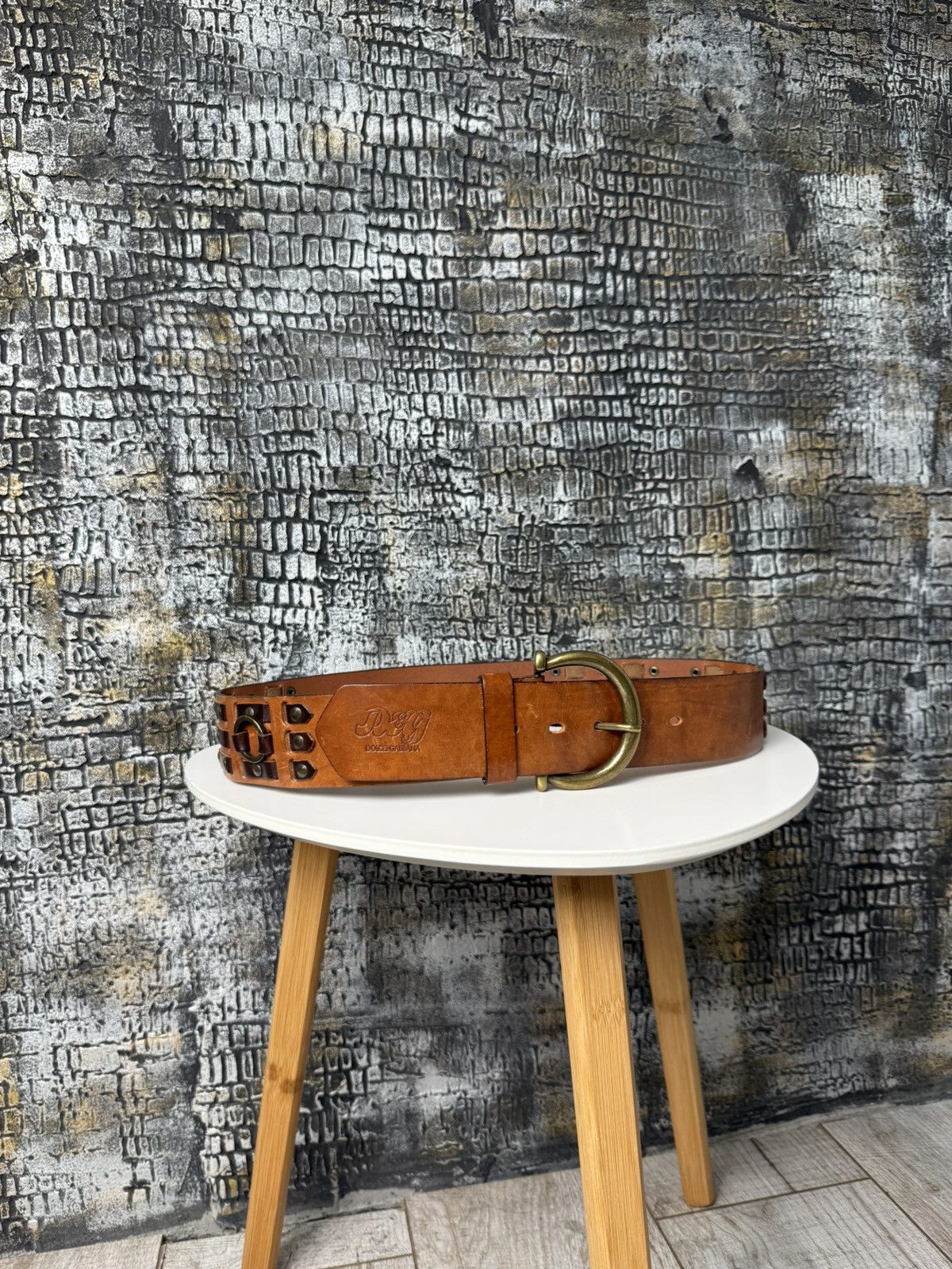 Dolce & Gabbana Vintage Dolce & Gabbana Leather Belt Size ONE SIZE - 4 Thumbnail