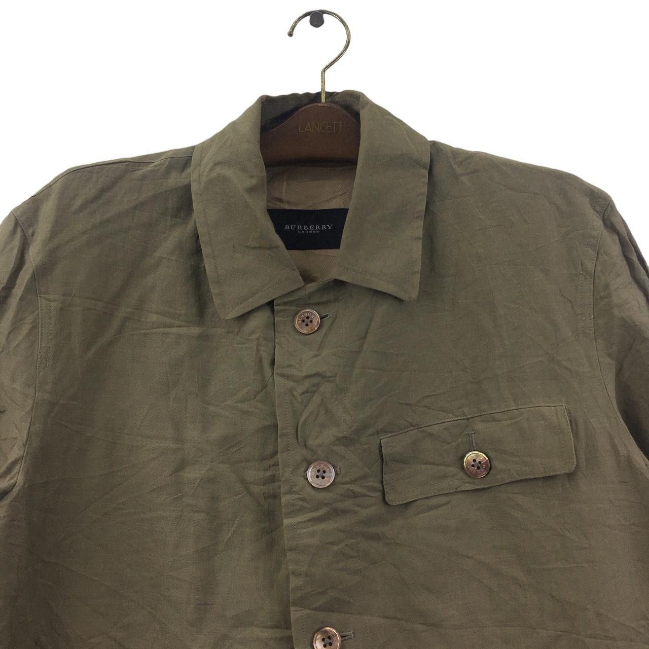 Burberry Vtg 90’ BURBERRY LONDON PRORSUM Green Jacket Blouse Sport Size M / US 6-8 / IT 42-44 - 2 Thumbnail