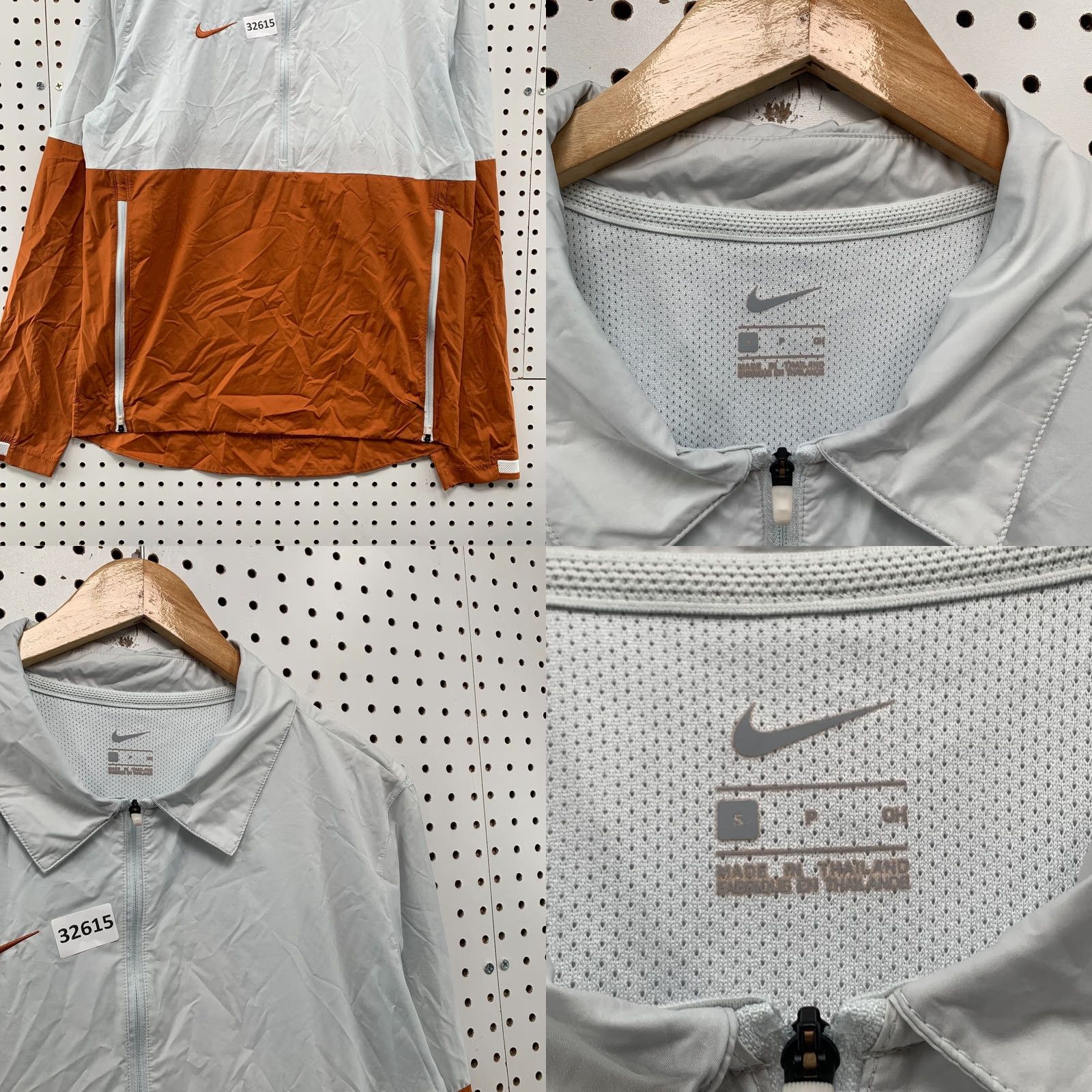 Nike Nike Windbreaker 1/2 Zip Small Pullover White Orange Long Sleeve Collared Mens S Modern Nike Dri-FIT Pullover Windbreaker Size US S / EU 44-46 / 1 - 8 Thumbnail