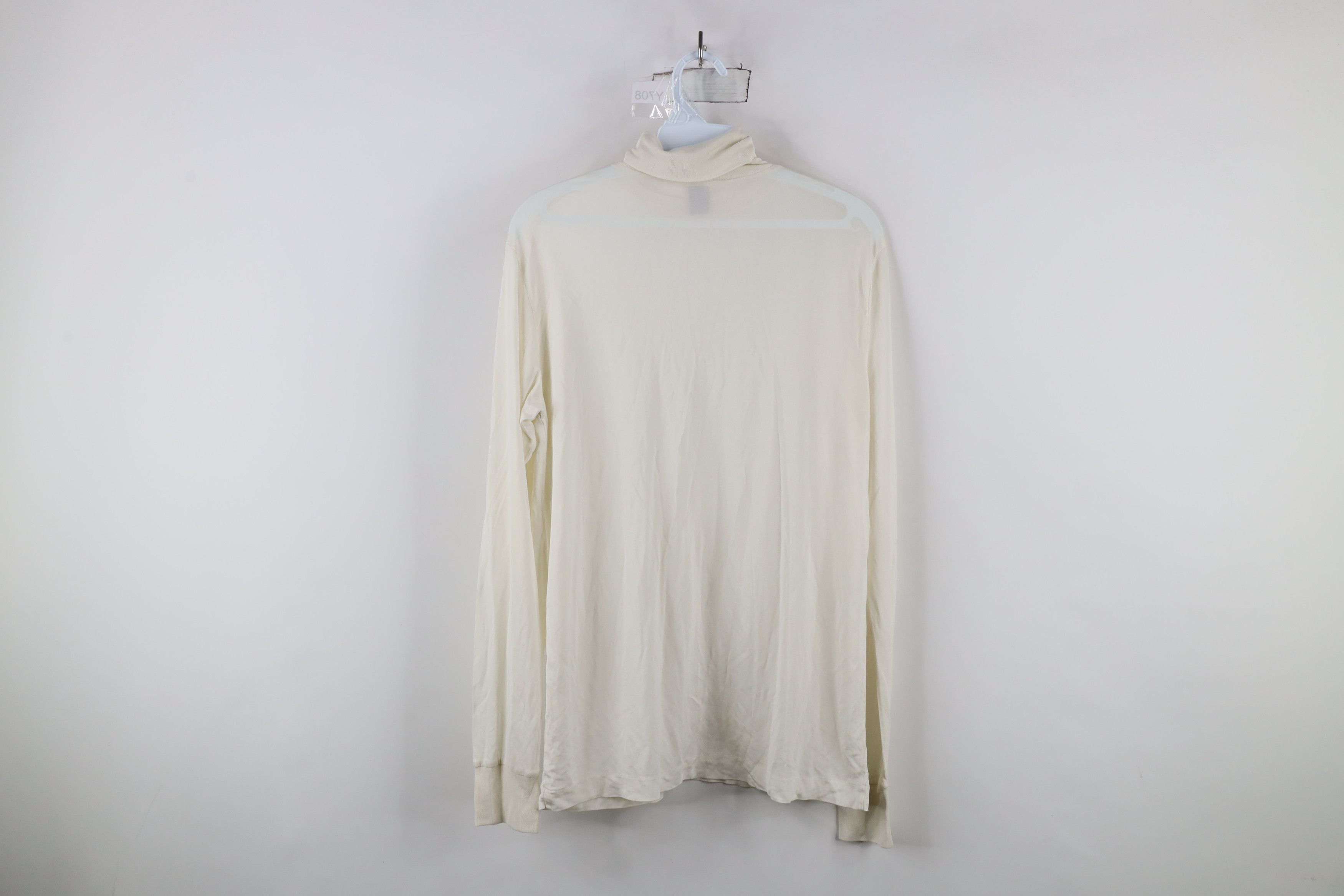 Lands' End × Vintage Vintage 90s Lands End Lightweight Knit Turtleneck T-Shirt Size US M / EU 48-50 / 2 - 7 Thumbnail
