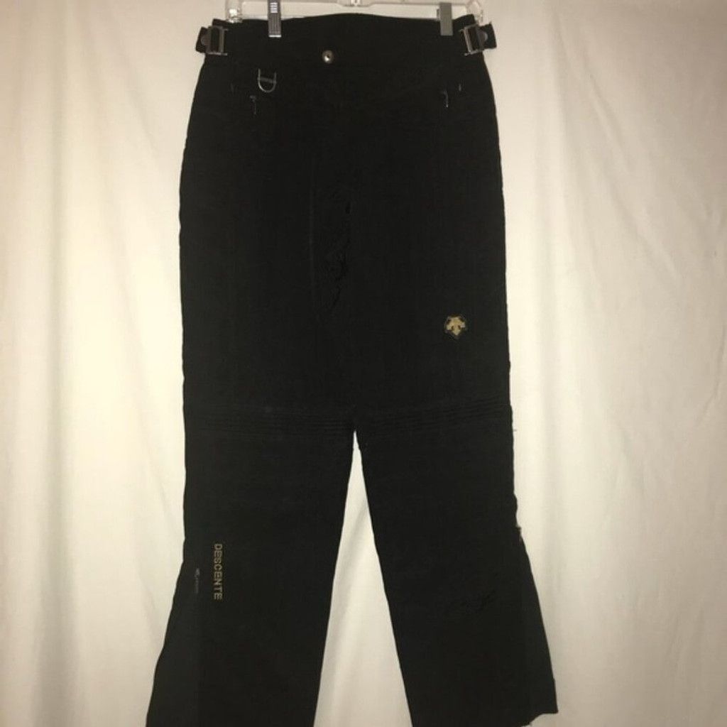 Descente Black Ski or snowboarding pants Vintage