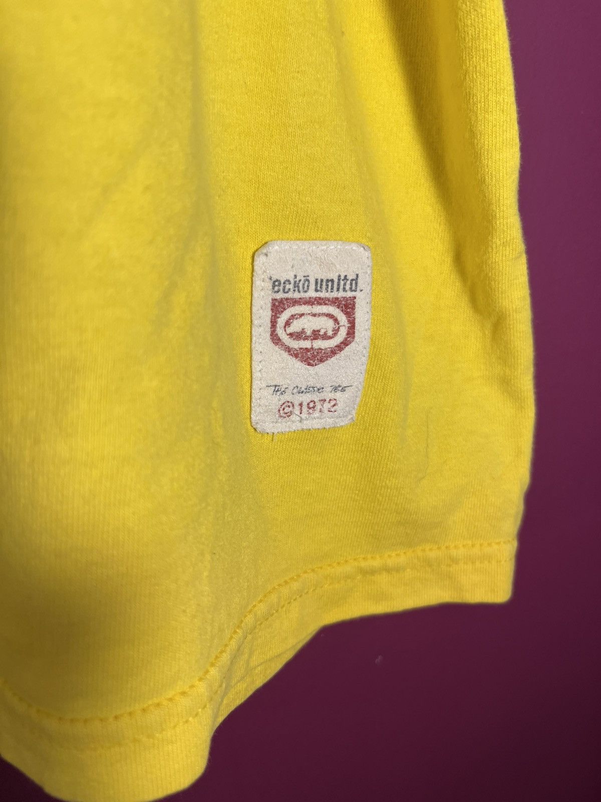 Ecko Unltd. Ecko yellow textured graphic tee Size US XL / EU 56 / 4 - 4 Thumbnail