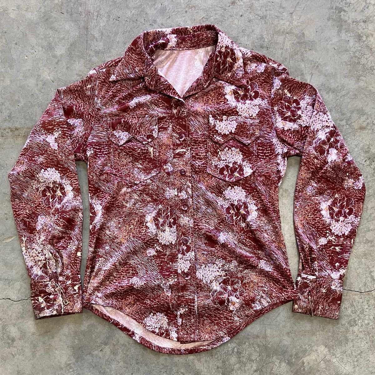Vintage Vintage 70's Disco Shirt Size US M / EU 48-50 / 2 - 1 Thumbnail