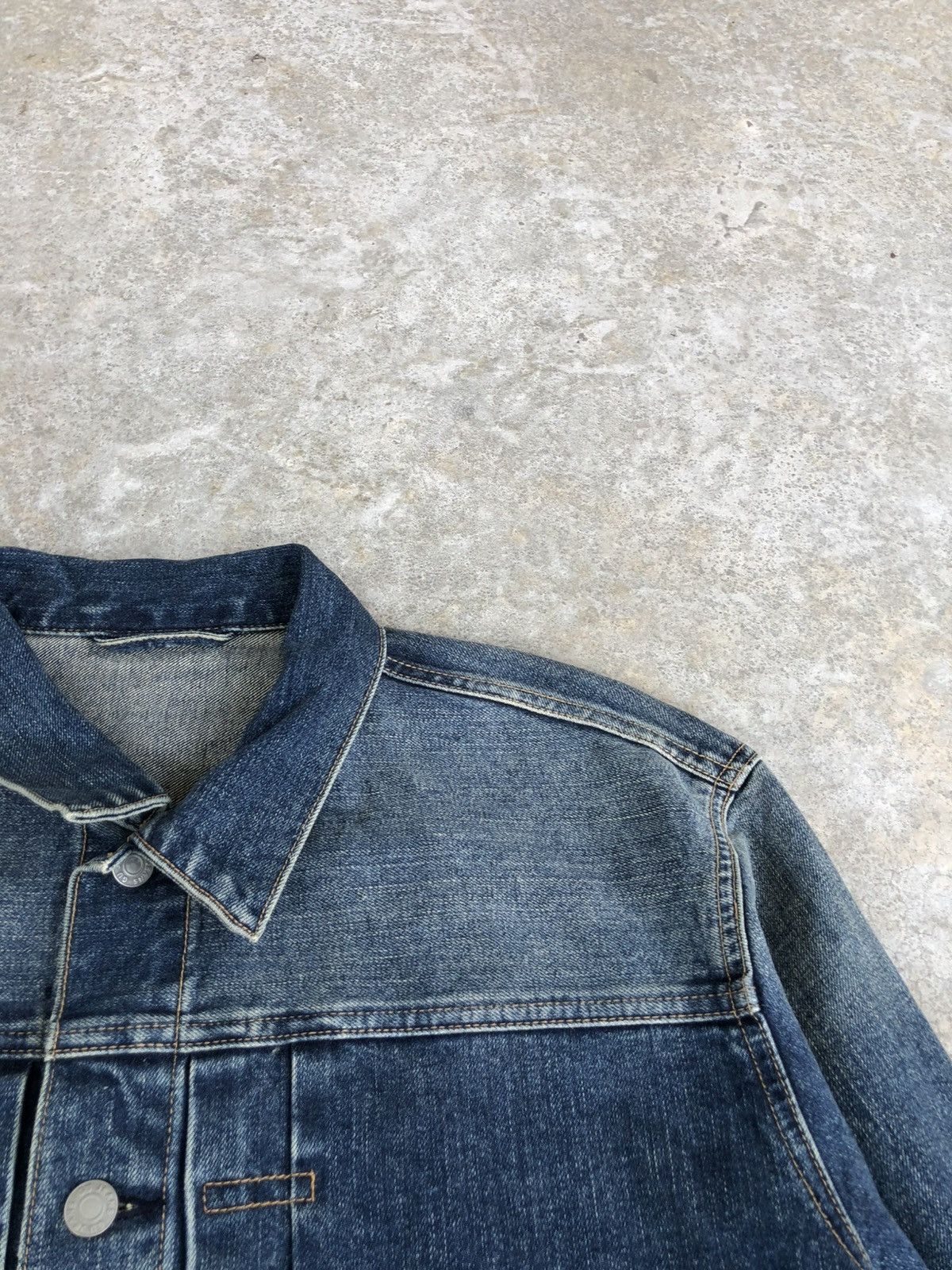 Japanese Brand Type 2 Japanese GU Distressed Denim Size US L / EU 52-54 / 3 - 13 Thumbnail
