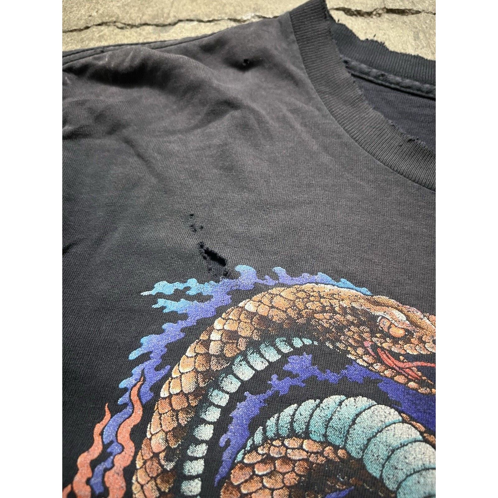 Harley Davidson × Vintage Vtg Harley Davidson Snake Live Ride Valley Forge Montgomery Size US L / EU 52-54 / 3 - 6 Thumbnail