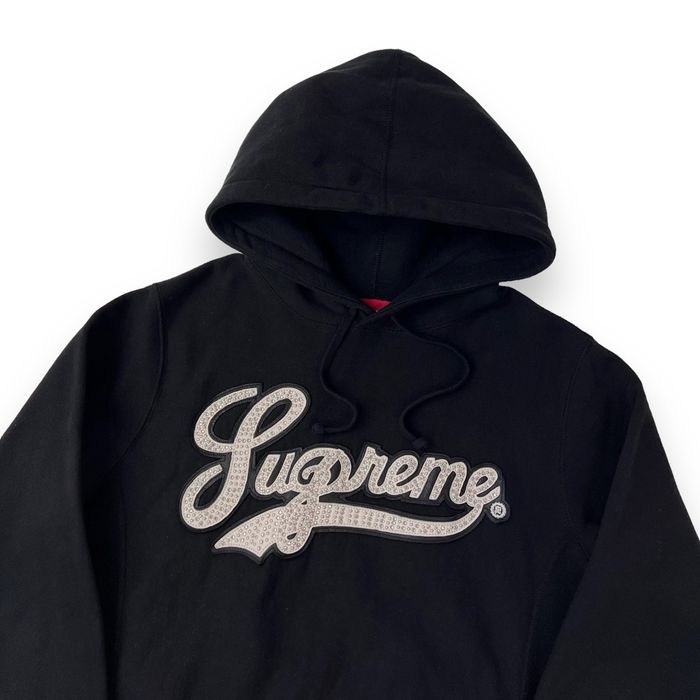 Supreme Supreme Studded Script Hoodie | Grailed