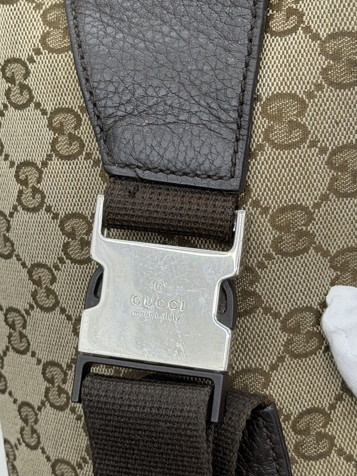 Gucci Gucci Belt Bag GG Supreme Small Beige/Black Size ONE SIZE - 8 Thumbnail