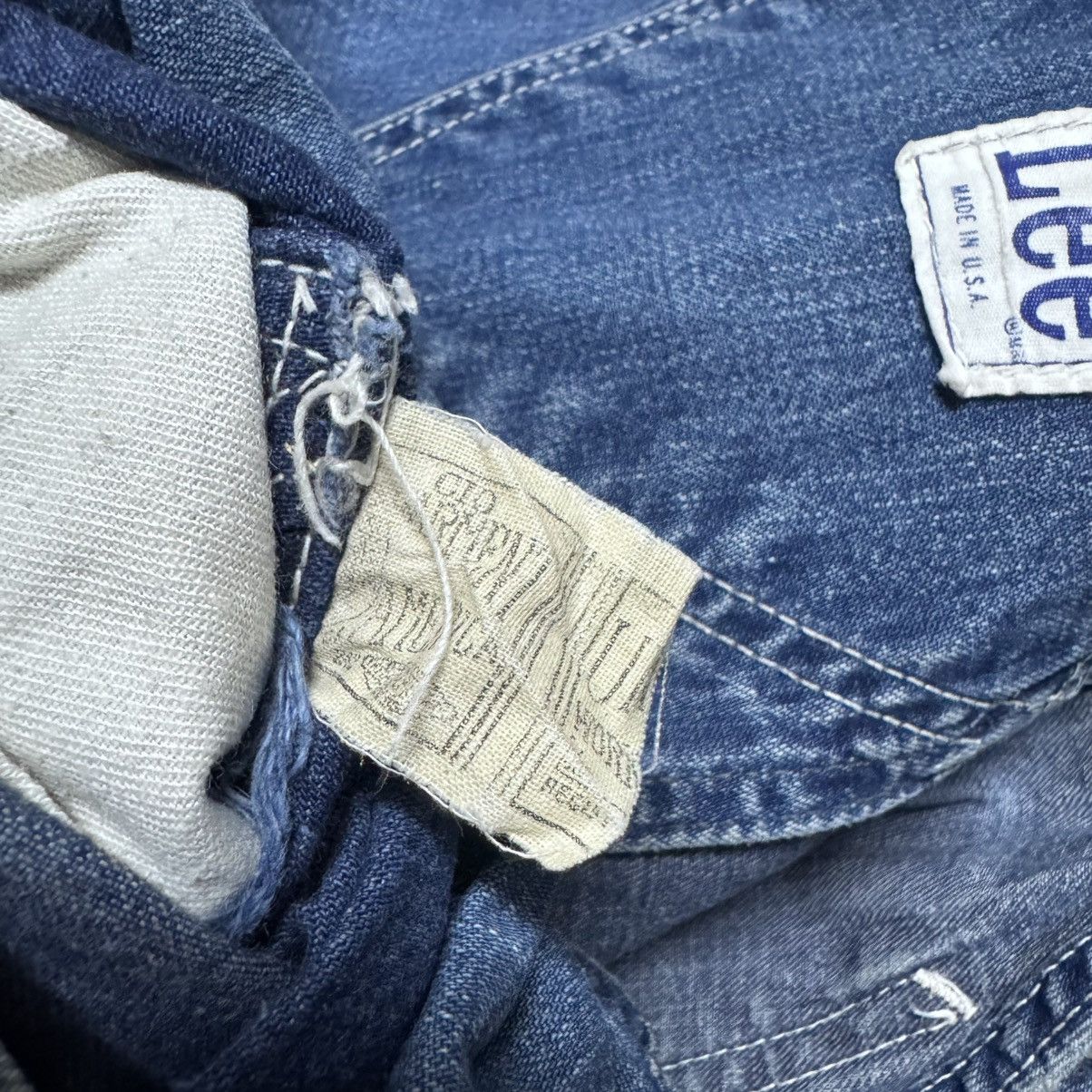 Lee Vintage 60s Lee Union Made Denim Overalls Size US 34 / EU 50 - 10 Thumbnail