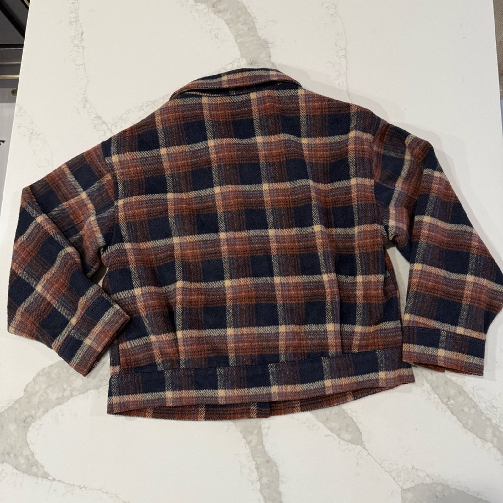 American Eagle Outfitters American Eagle Plaid Oversized Shacket Women’s Medium Brown Size M / US 6-8 / IT 42-44 - 8 Thumbnail