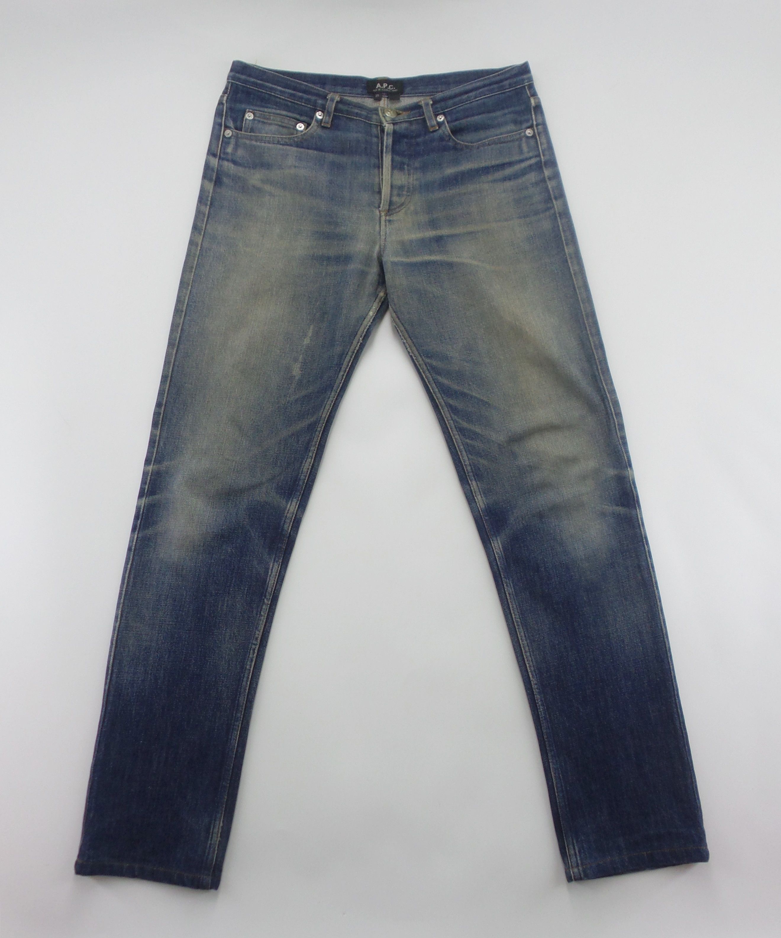 A.P.C. A.P.C Non Selvedge Stonewashed Jeans W16xL40 Size US 29 - 1 Thumbnail