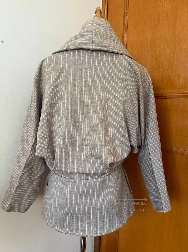 Vivienne Westwood Vivienne Westwood Grey Striped Short Jacket Size S / US 4 / IT 40 - 4 Thumbnail