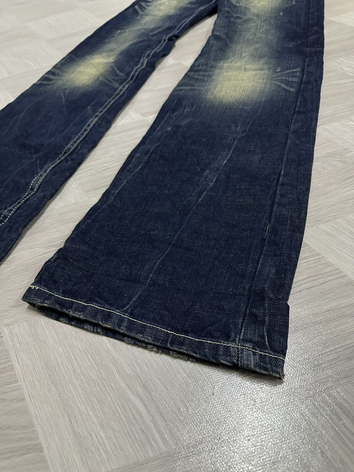 If Six Was Nine Vintage Y2K Red Pepper Denim Acid Wash Pant Size US 29 - 5 Thumbnail