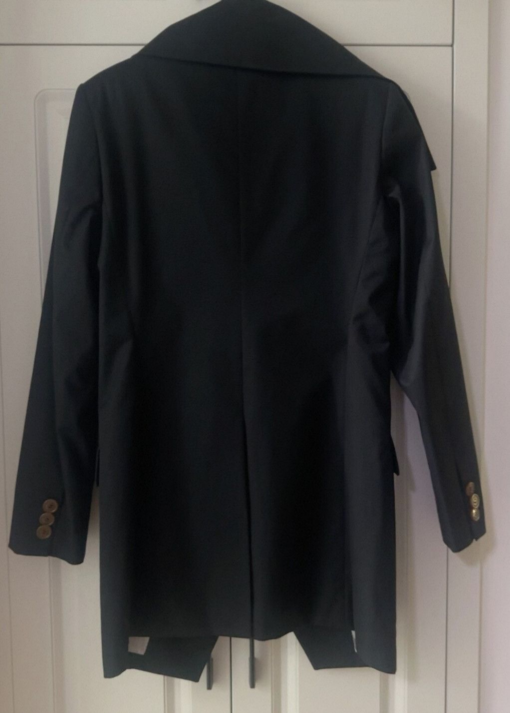 Vivienne Westwood Vivienne Westwood Black asymmetrical wool coat Size M / US 6-8 / IT 42-44 - 5 Thumbnail