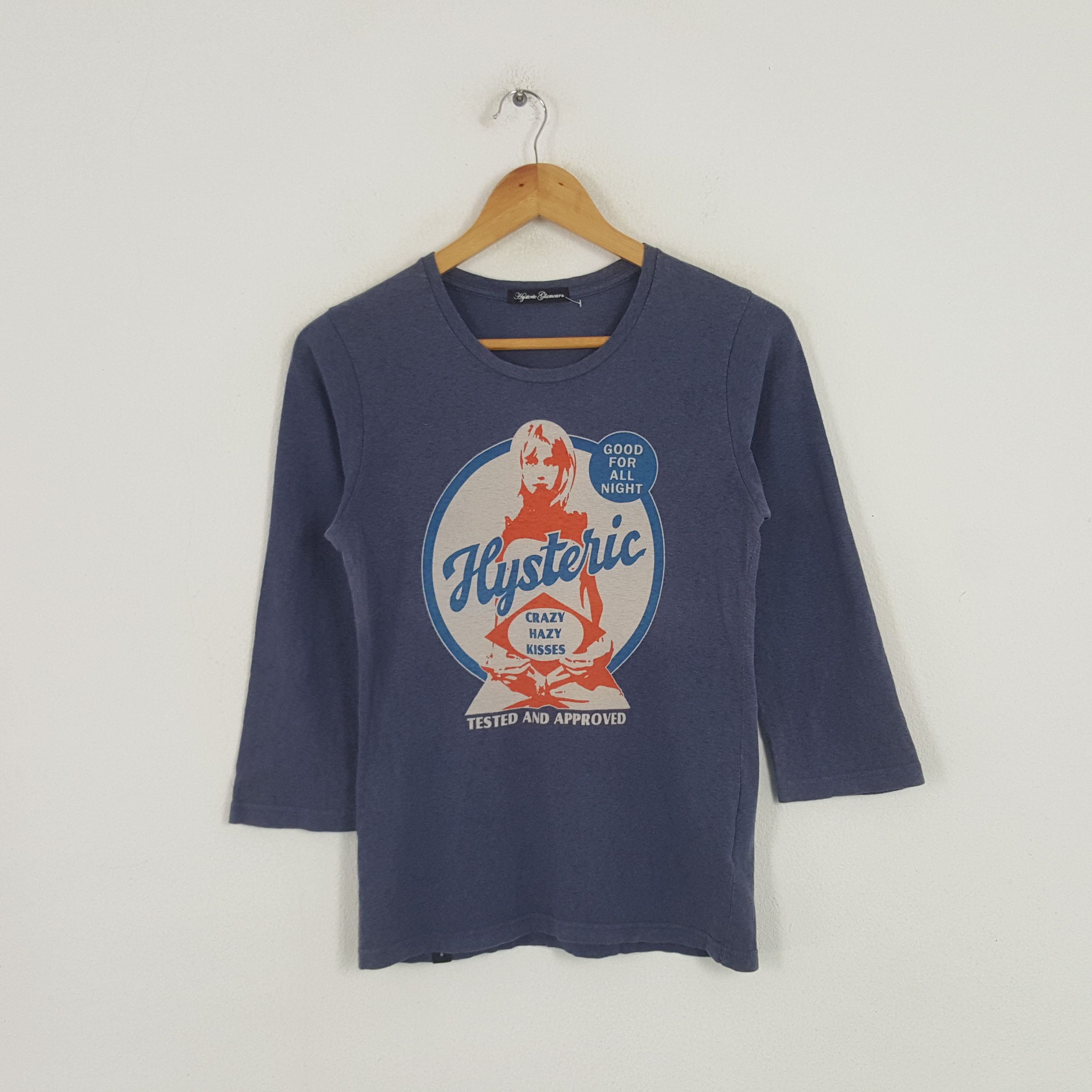 Hysteric Glamour × Japanese Brand × Vintage Vintage Hysteric Glamour Japanese Brand Parody Tshirt Size US XS / EU 42 / 0 - 1 Thumbnail