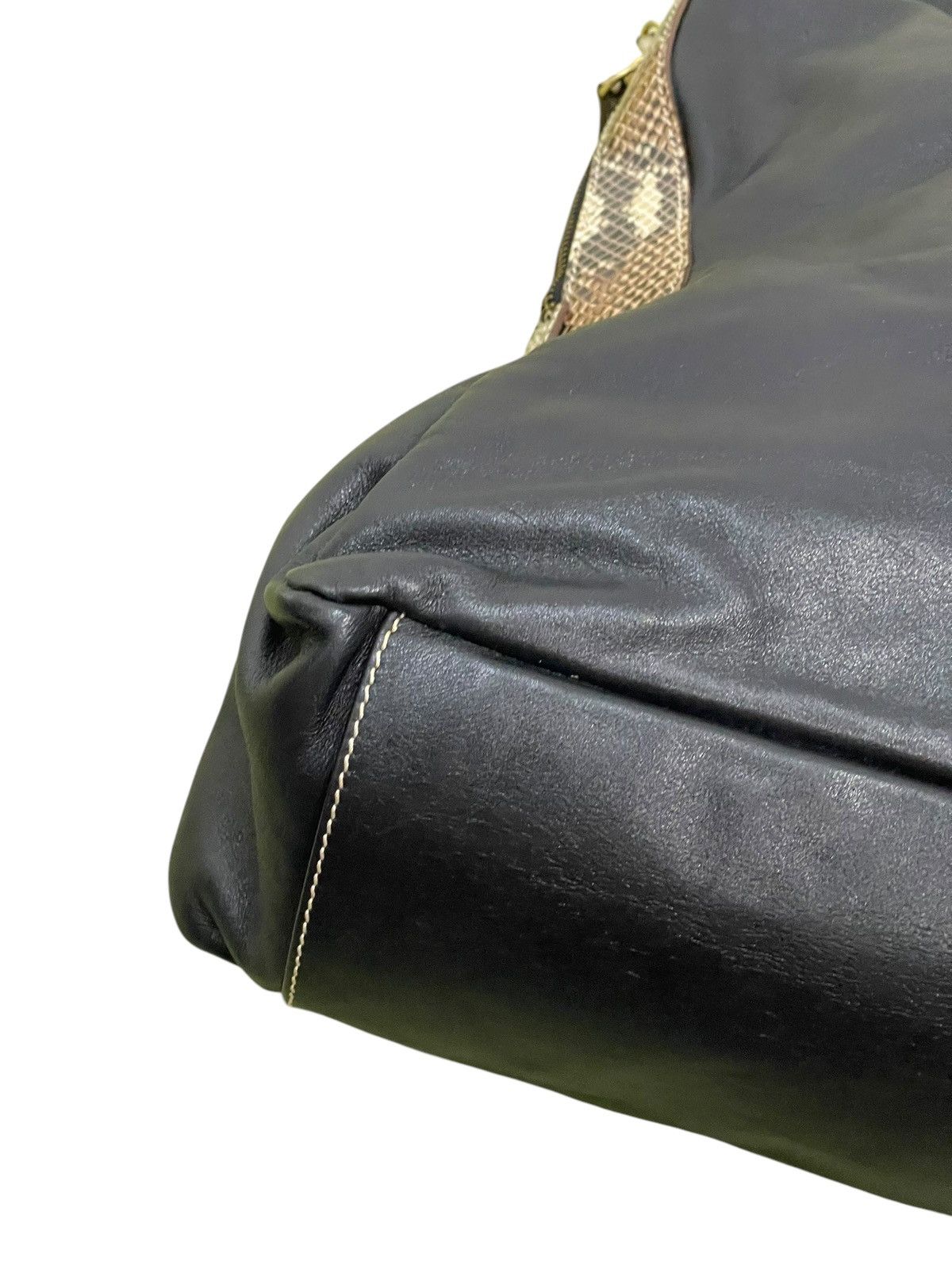 Genuine Leather Full Leather Guia’s Italy Python Tote Shoulder Bag 1🟩5 Size ONE SIZE - 16 Thumbnail